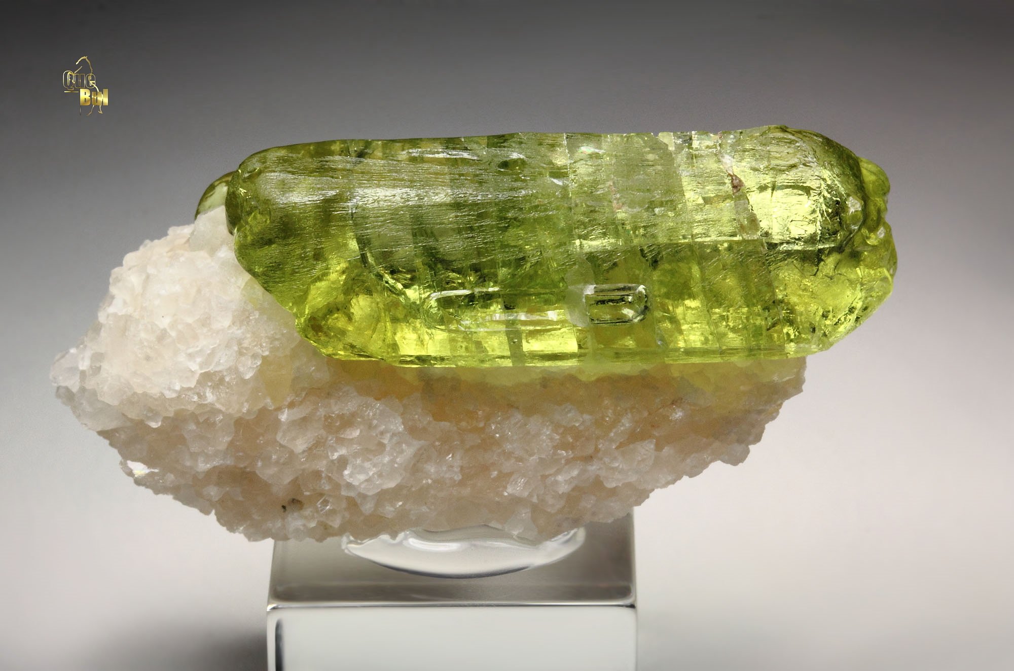 gem FLUORAPATITE bi-terminated