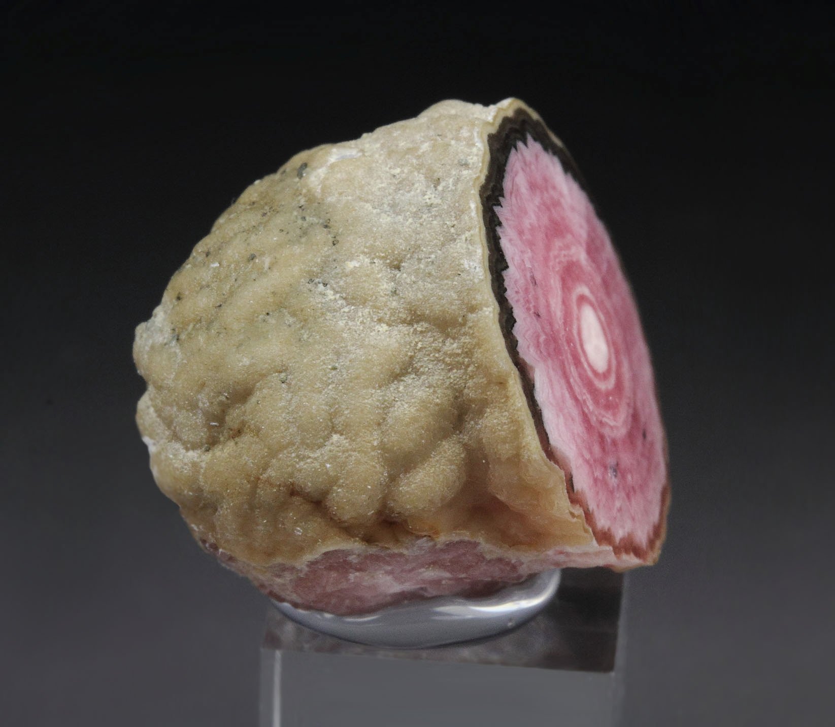 RHODOCHROSITE stalactite