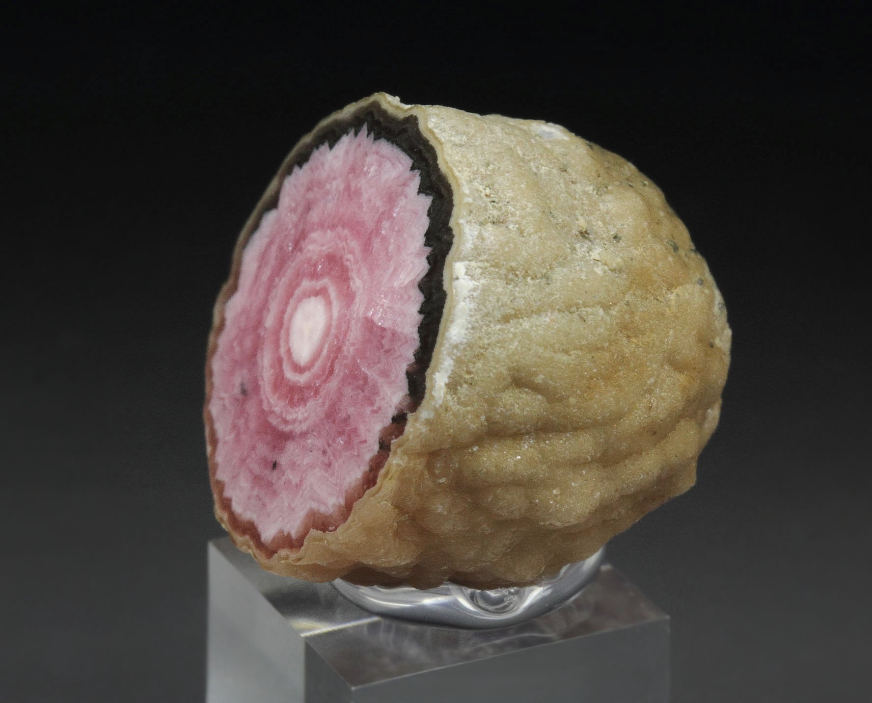 RHODOCHROSITE stalactite