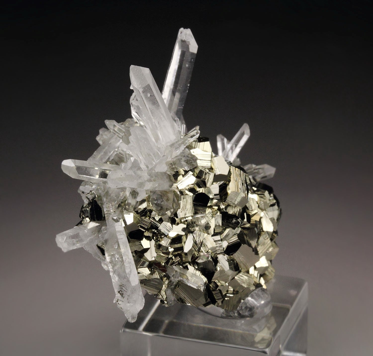 PYRITE, QUARTZ