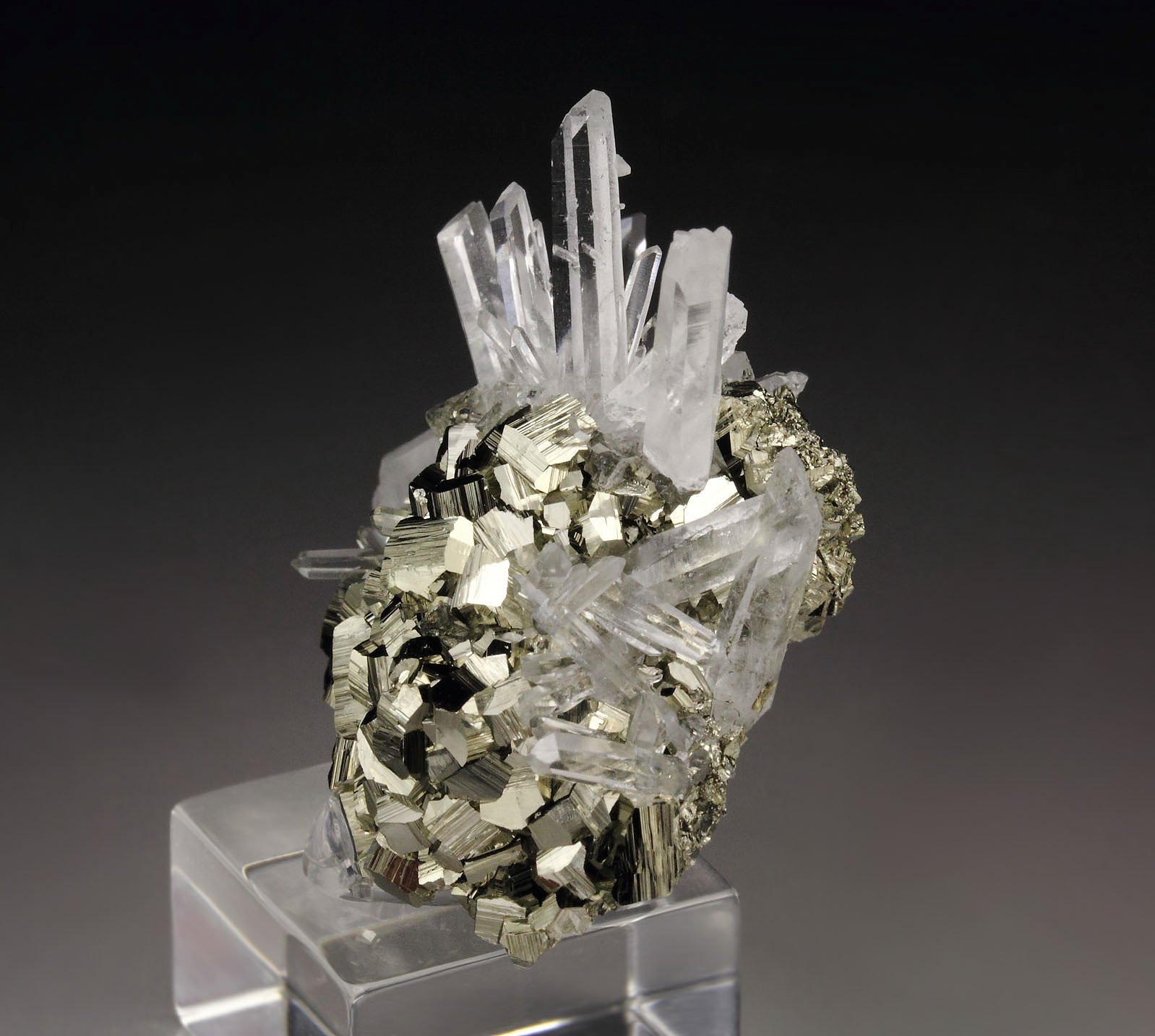 PYRITE, QUARTZ