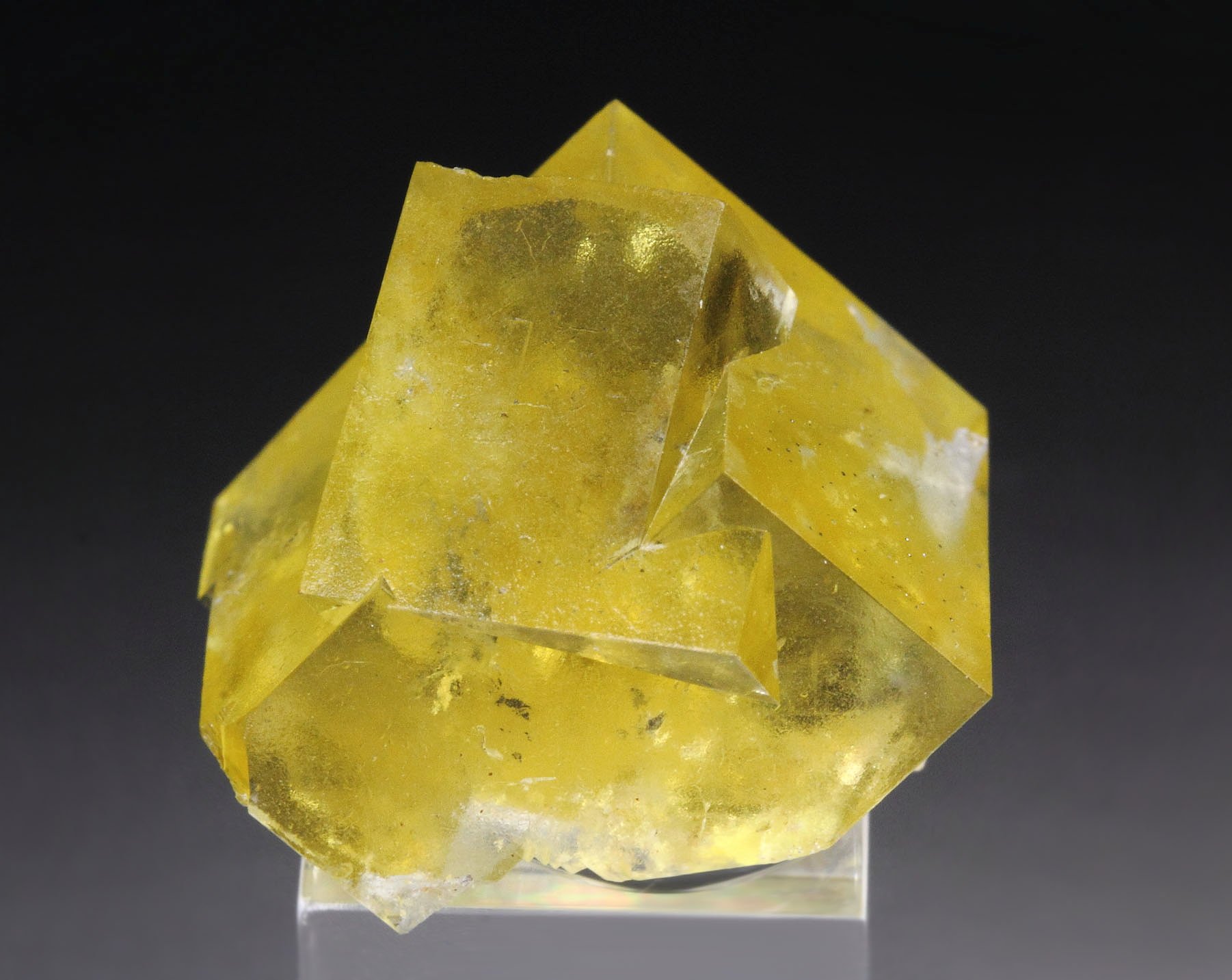 twinned FLUORITE 