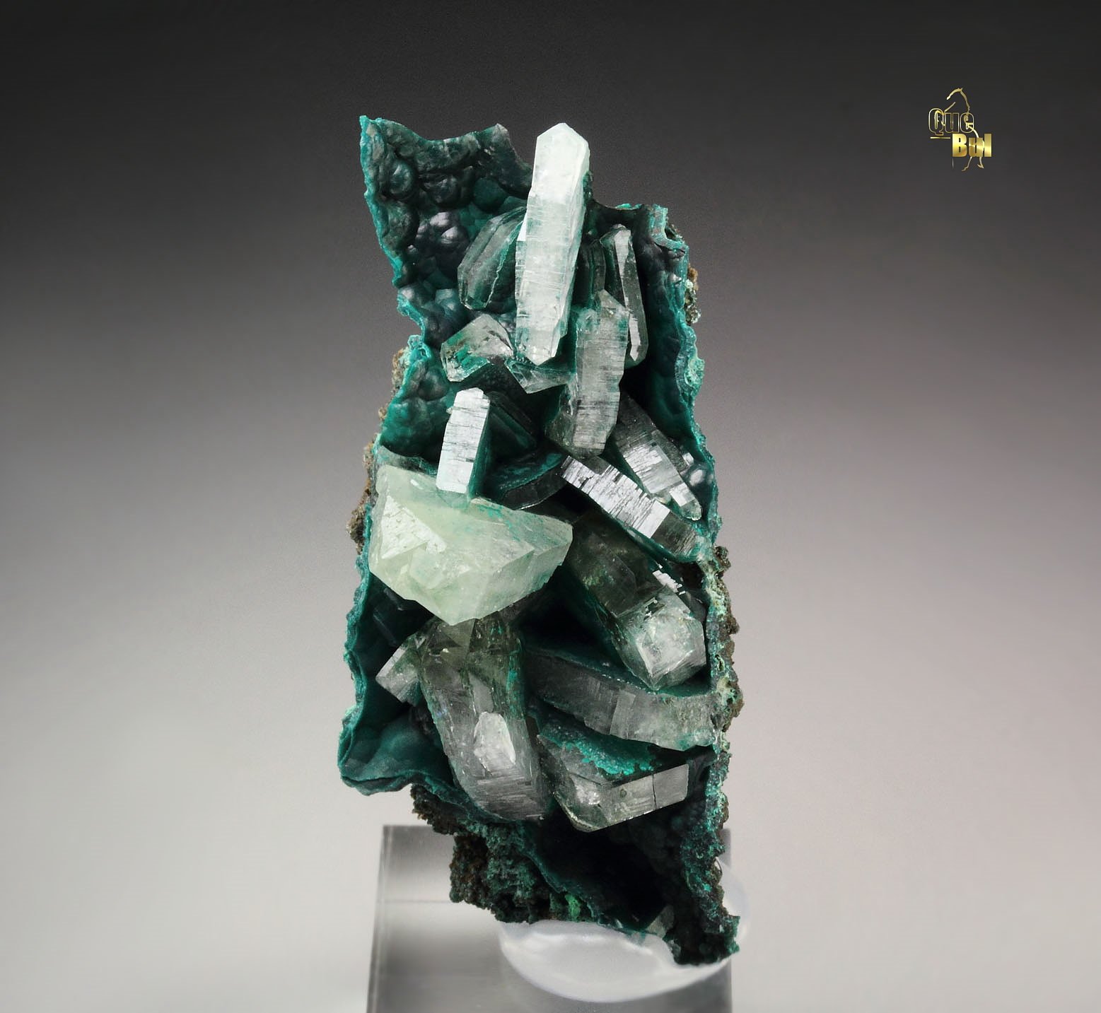 BARYTE, MALACHITE