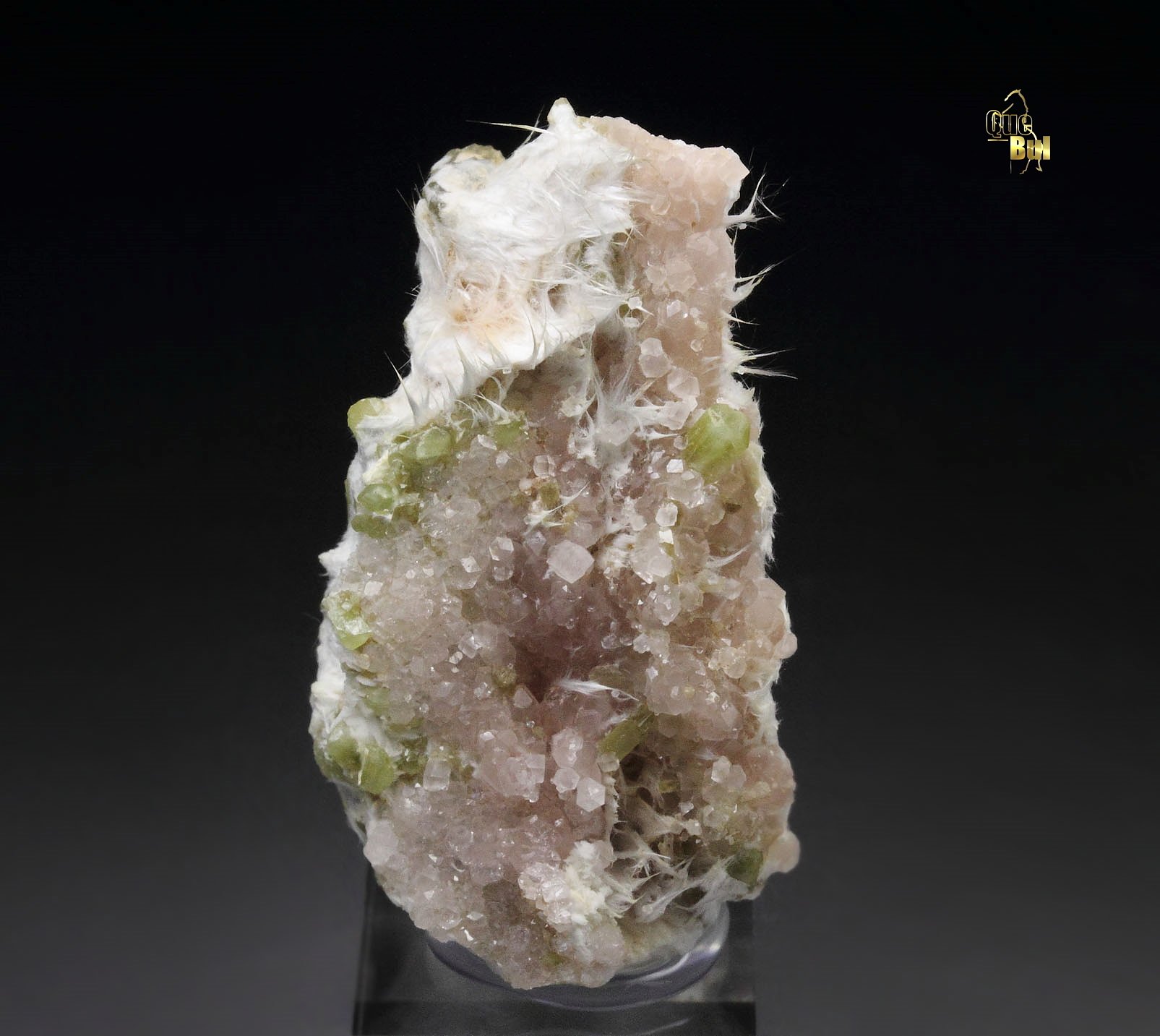 gem PINK GARNET var. GROSSULAR, WOLLASTONITE, DIOPSIDE