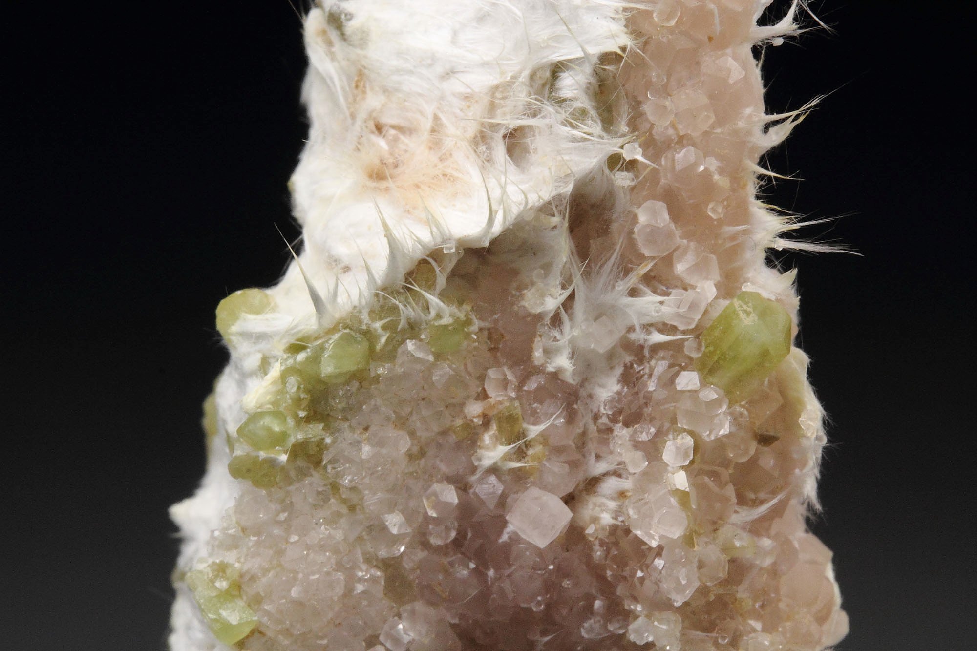 gem PINK GARNET var. GROSSULAR, WOLLASTONITE, DIOPSIDE