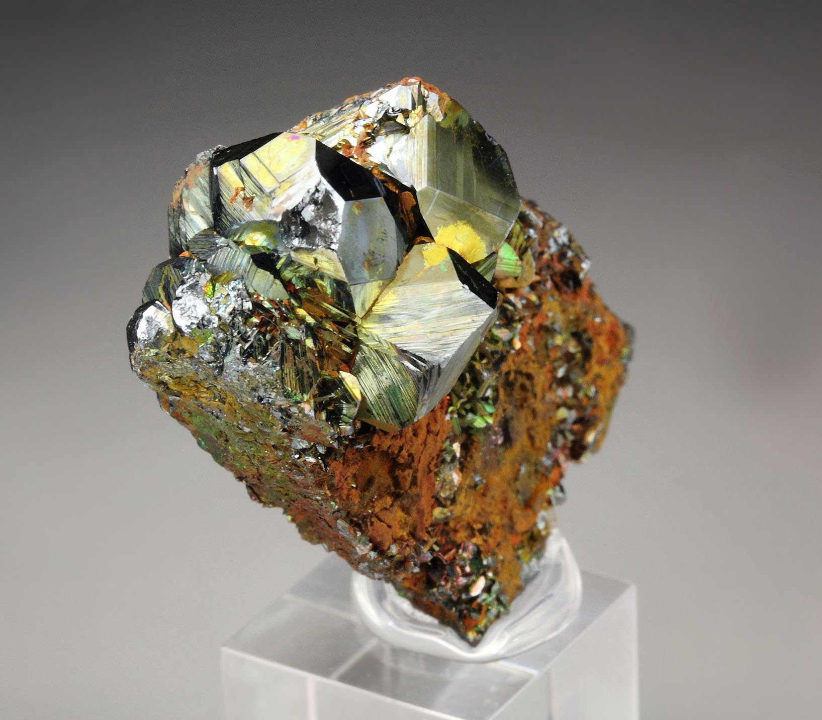 iridescent HEMATITE