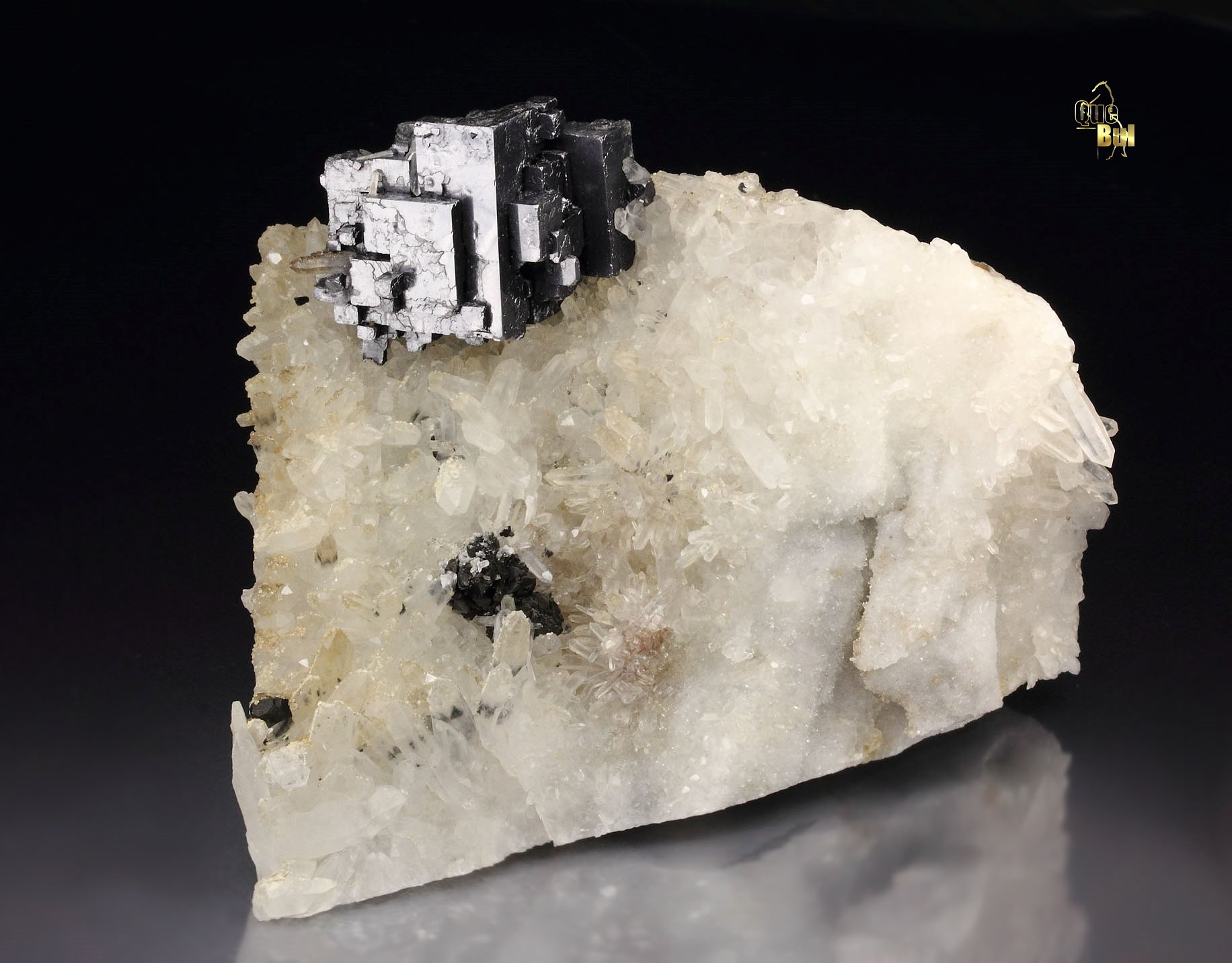 skeletal GALENA, QUARTZ, SPHALERITE