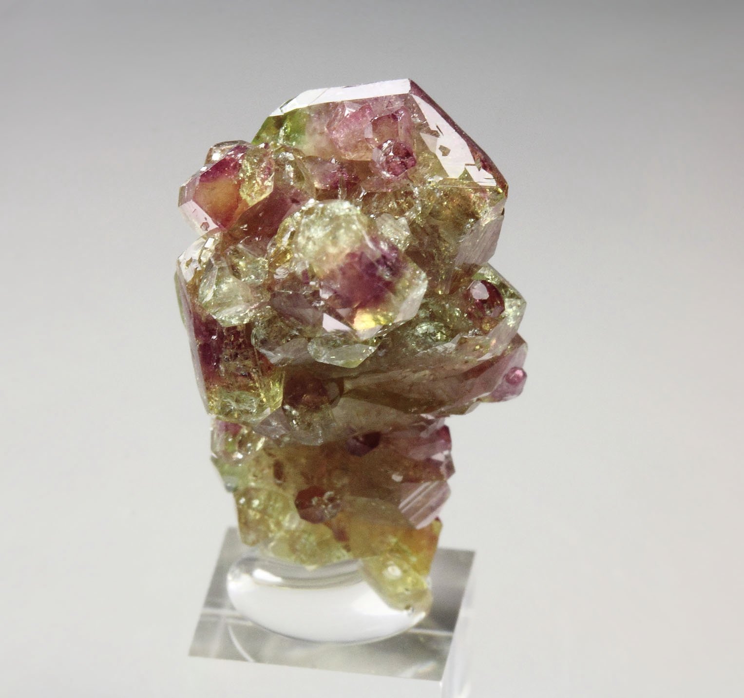 gem bi-terminated VESUVIANITE bi-color