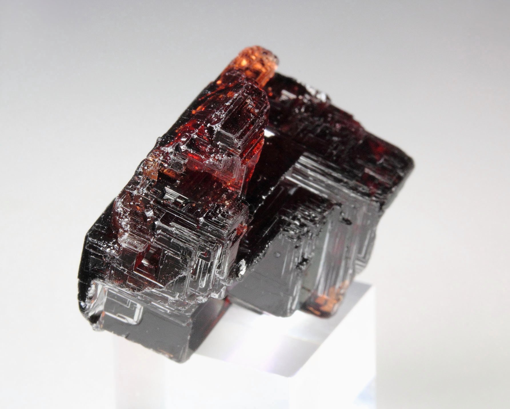 gem GARNET var. SPESSARTINE skeletal 