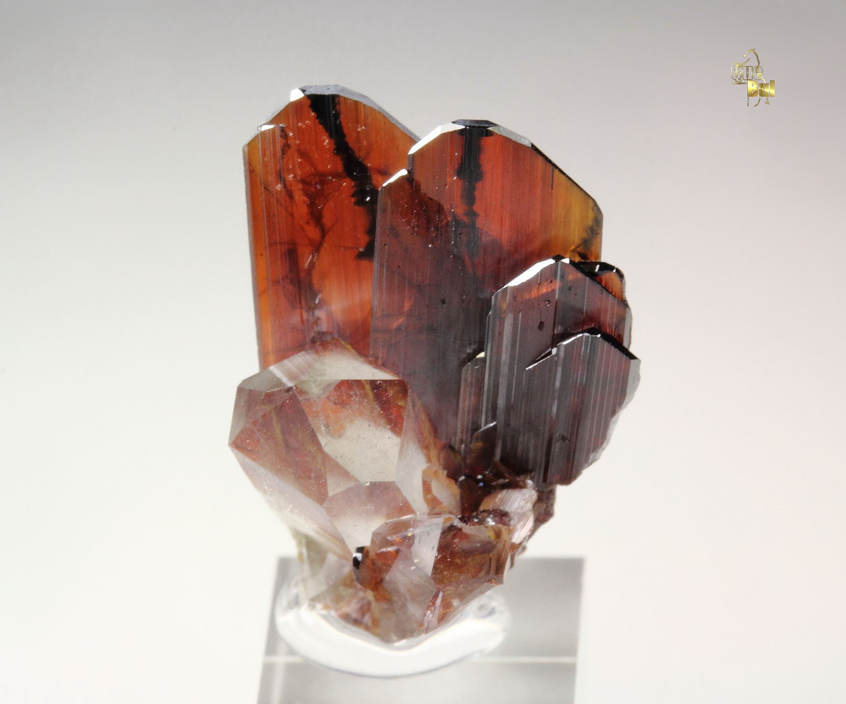 BROOKITE, QUARTZ