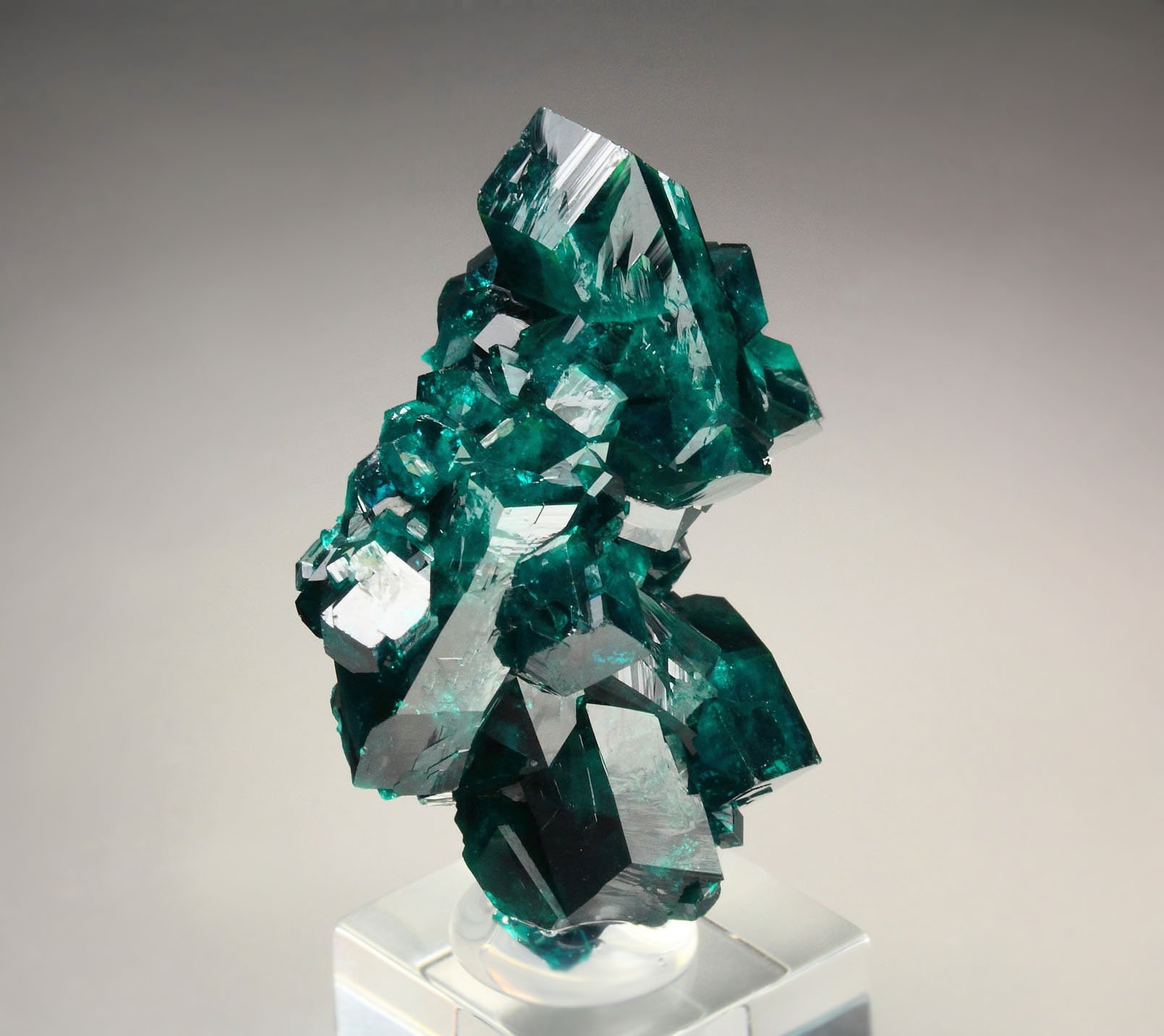 gemmy DIOPTASE bi-terminated