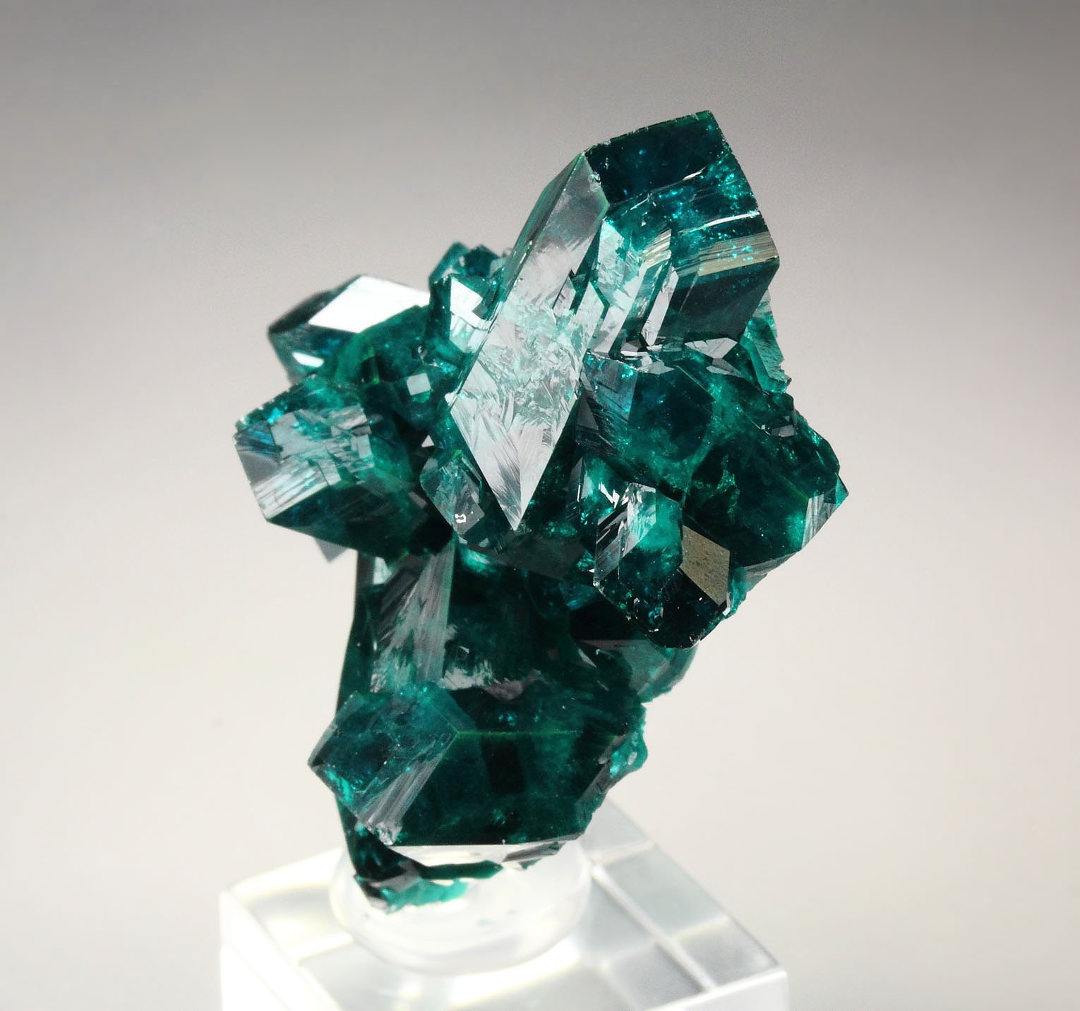 gemmy DIOPTASE bi-terminated