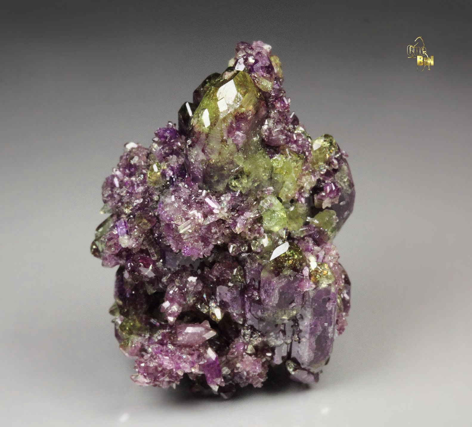 gemmy VESUVIANITE var. MANGANOAN bi-terminated
