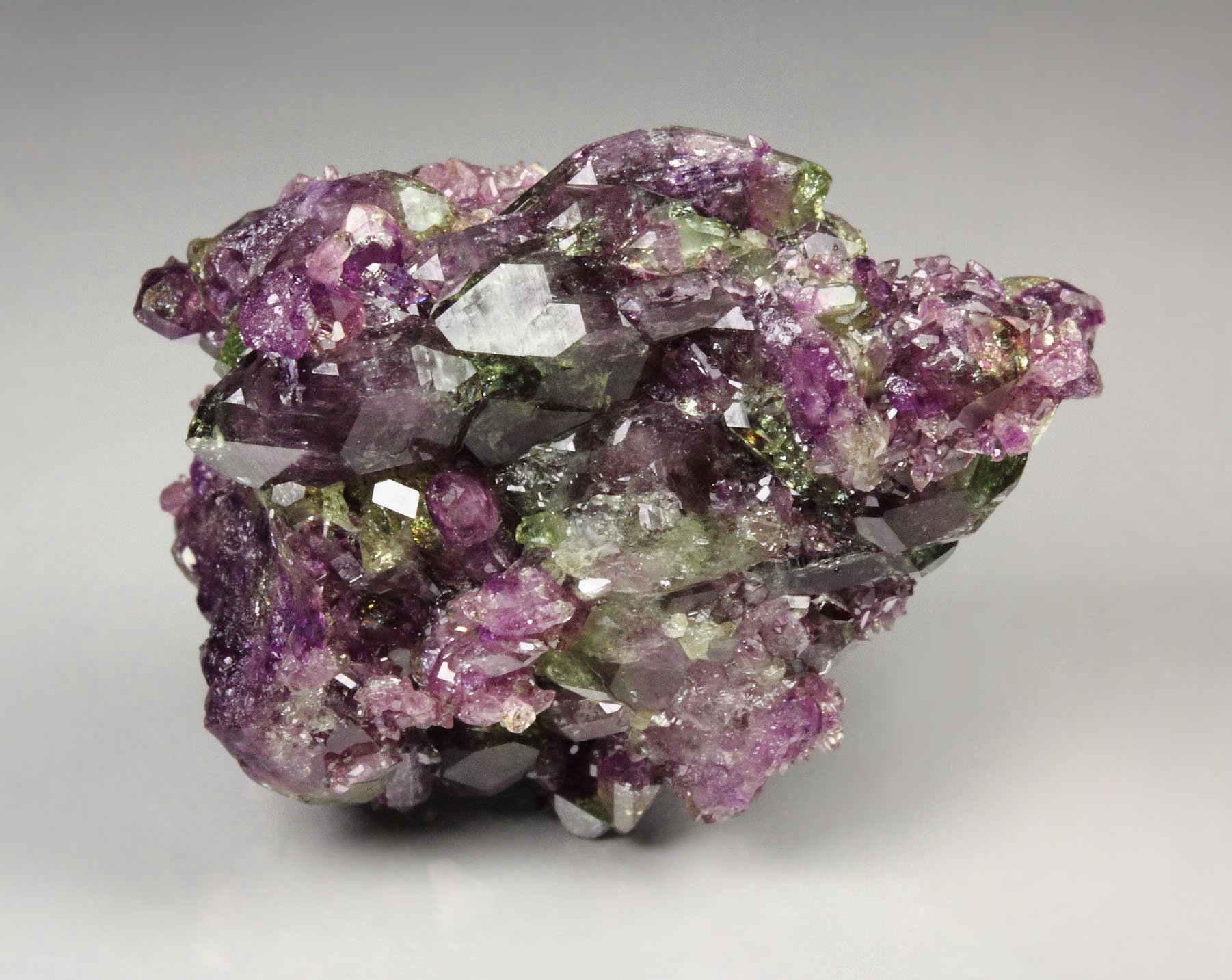 gemmy VESUVIANITE var. MANGANOAN bi-terminated