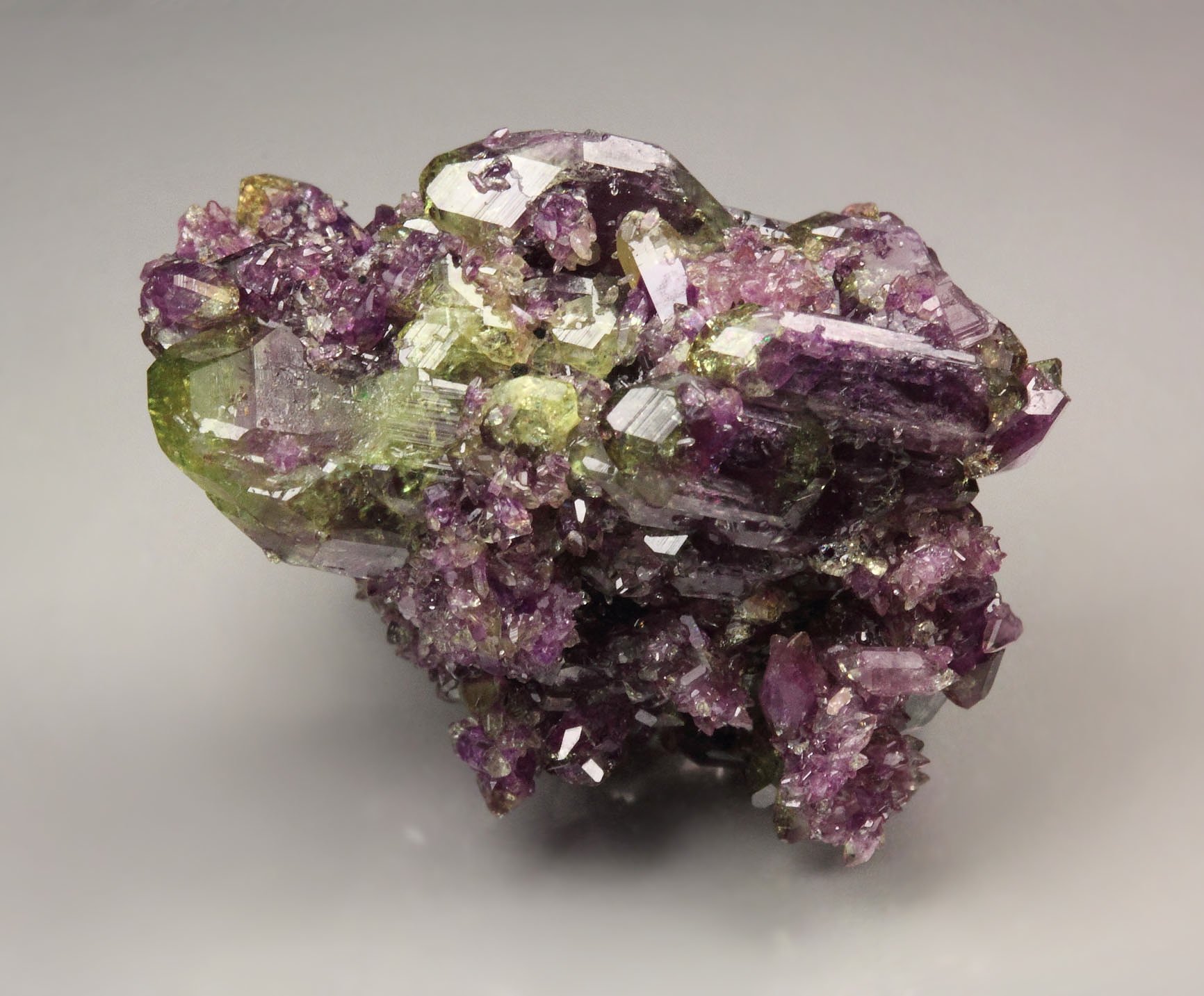 gemmy VESUVIANITE var. MANGANOAN bi-terminated