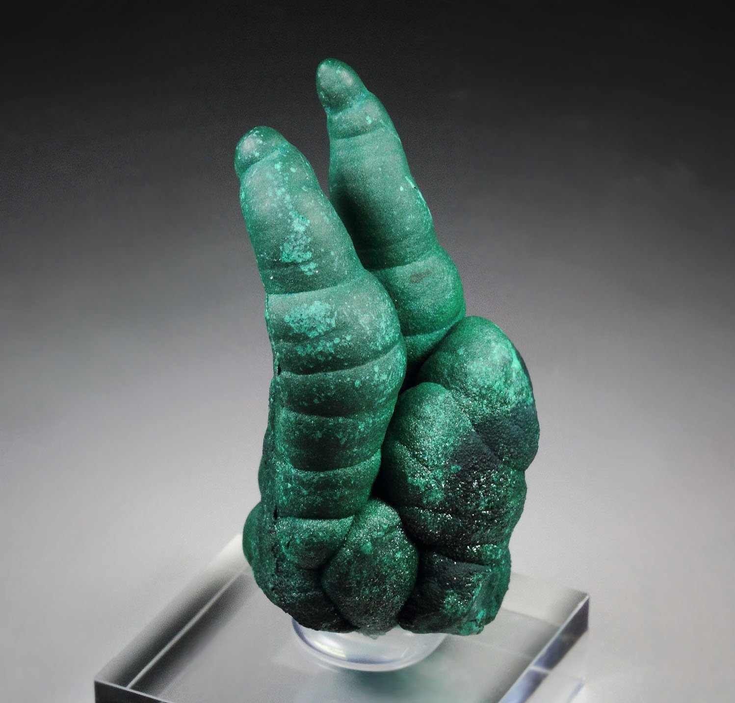 MALACHITE stalactite