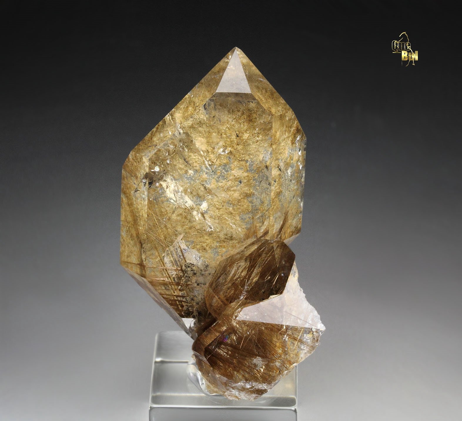 QUARTZ with RUTILE inclusions