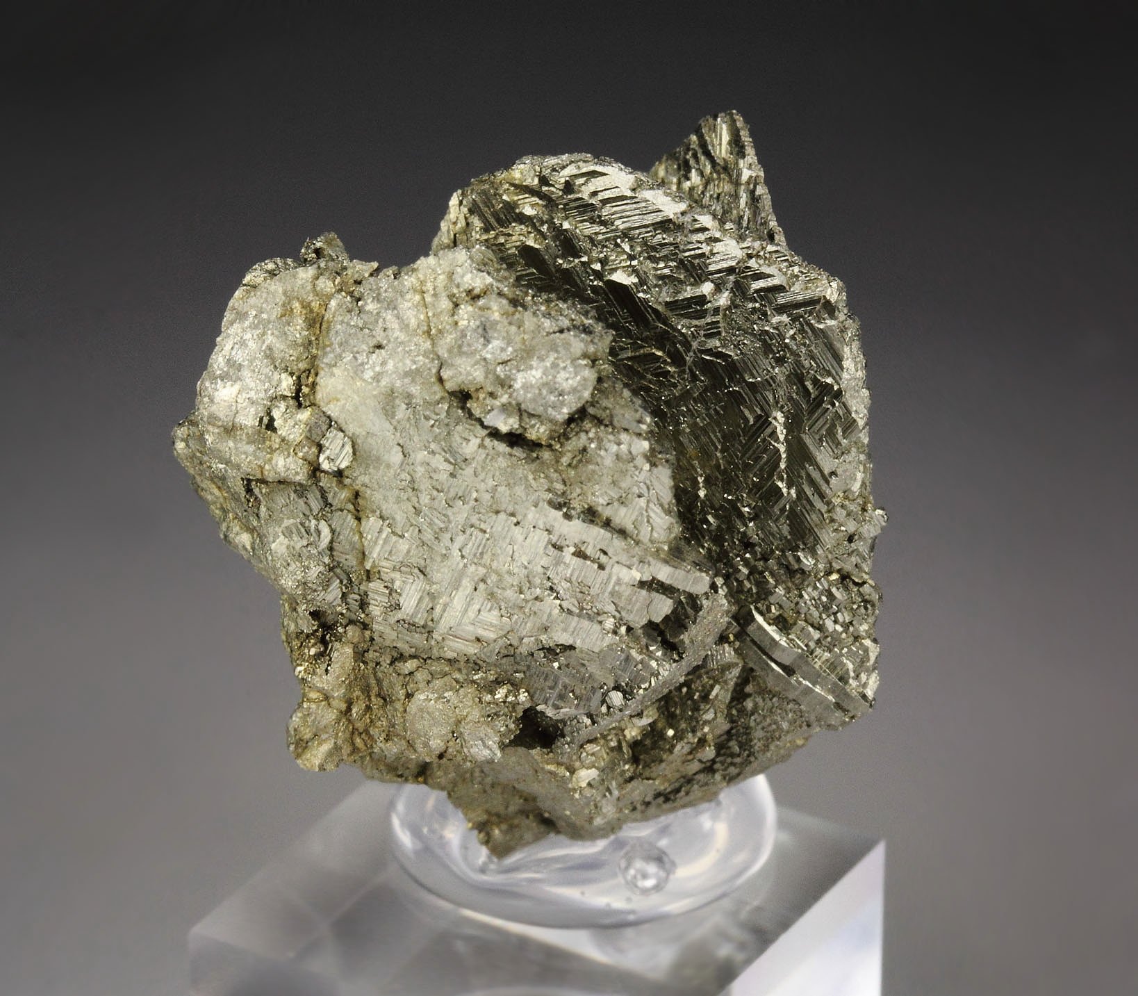 PYRITE pseudomorph after MARCASITE