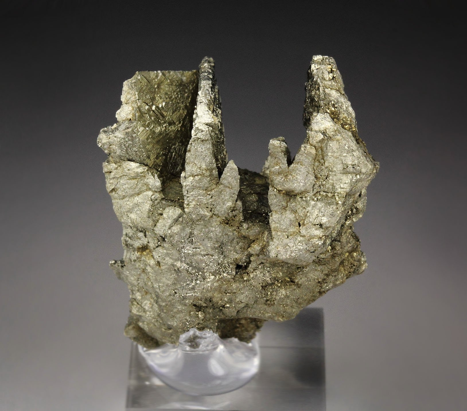 PYRITE pseudomorph after MARCASITE