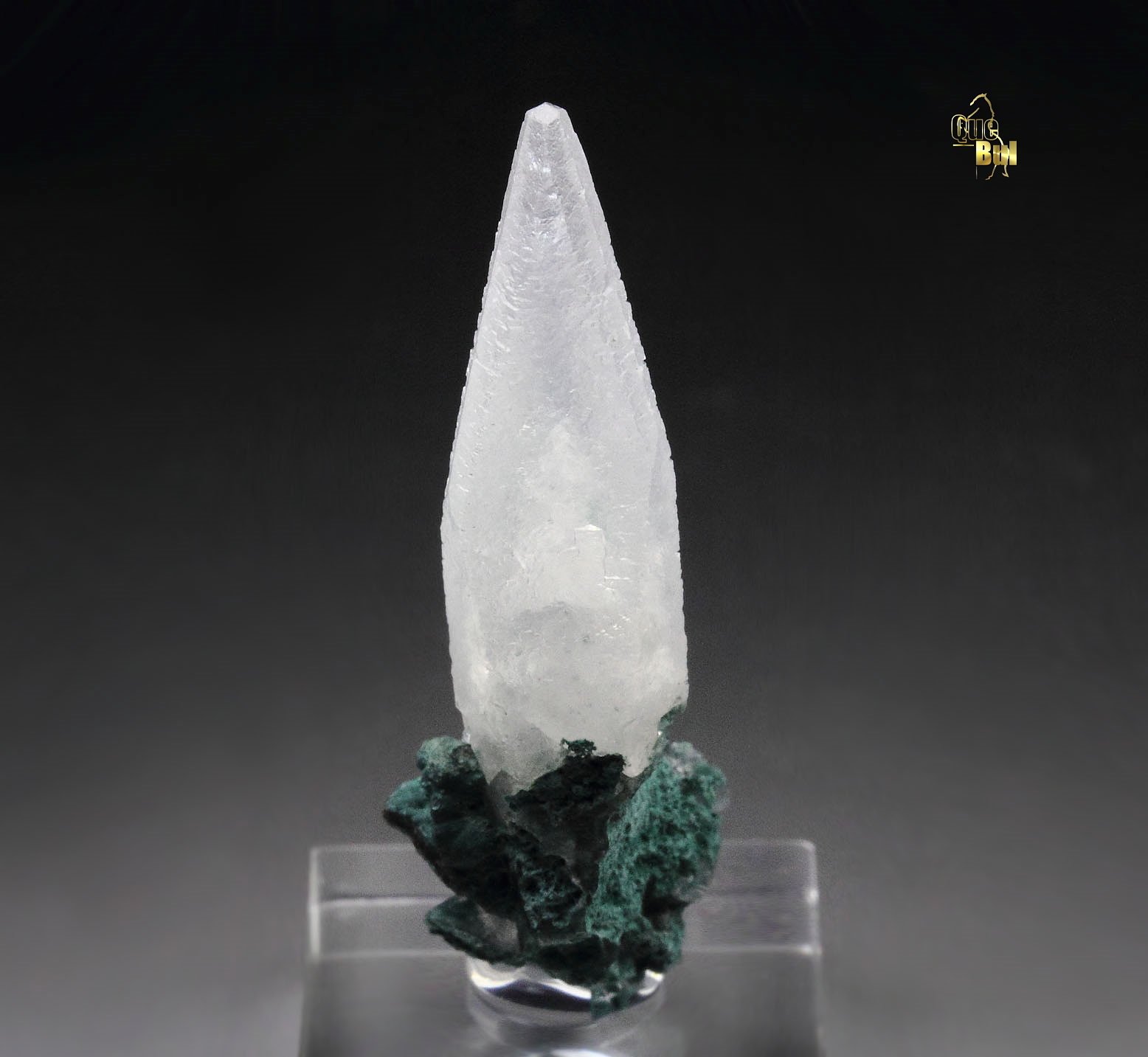 CALCITE, CELADONITE