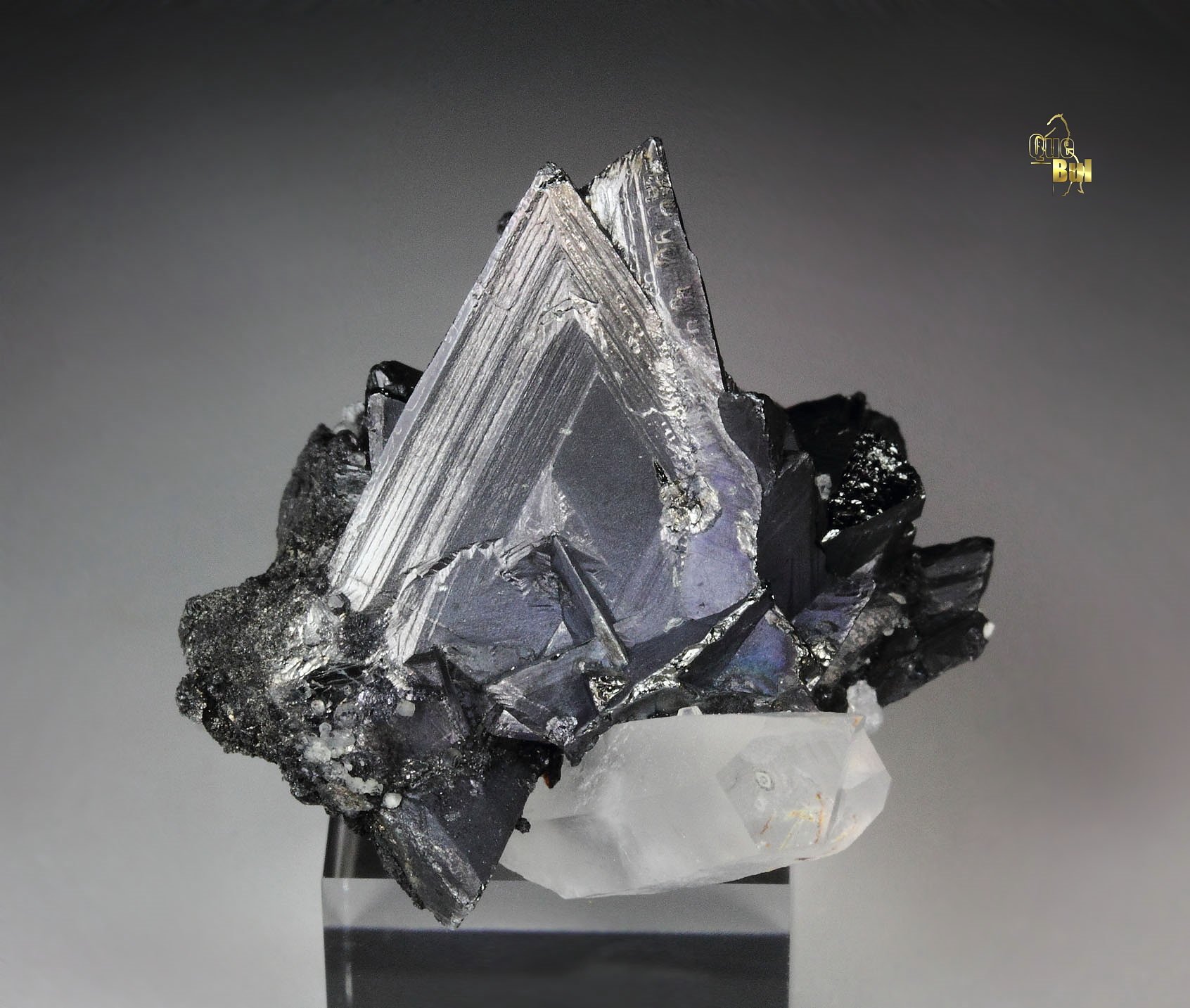 TETRAHEDRITE, QUARTZ