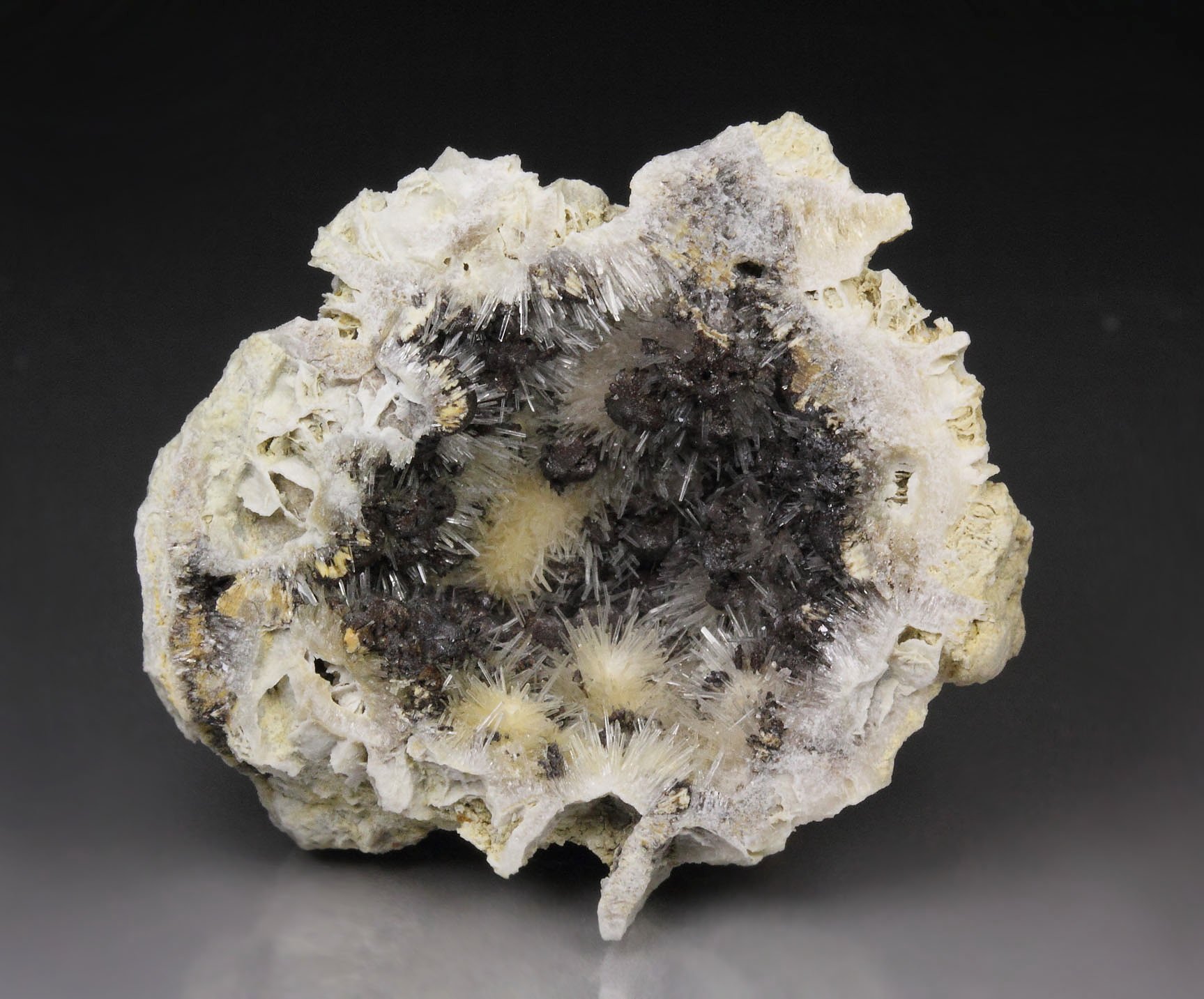 KUTNOHORITE, ARAGONITE