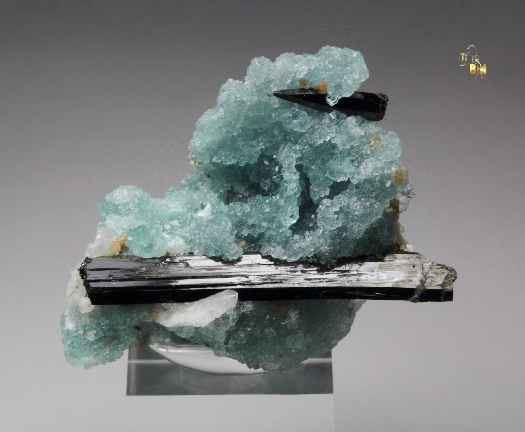 FLUORITE, AEGIRINE