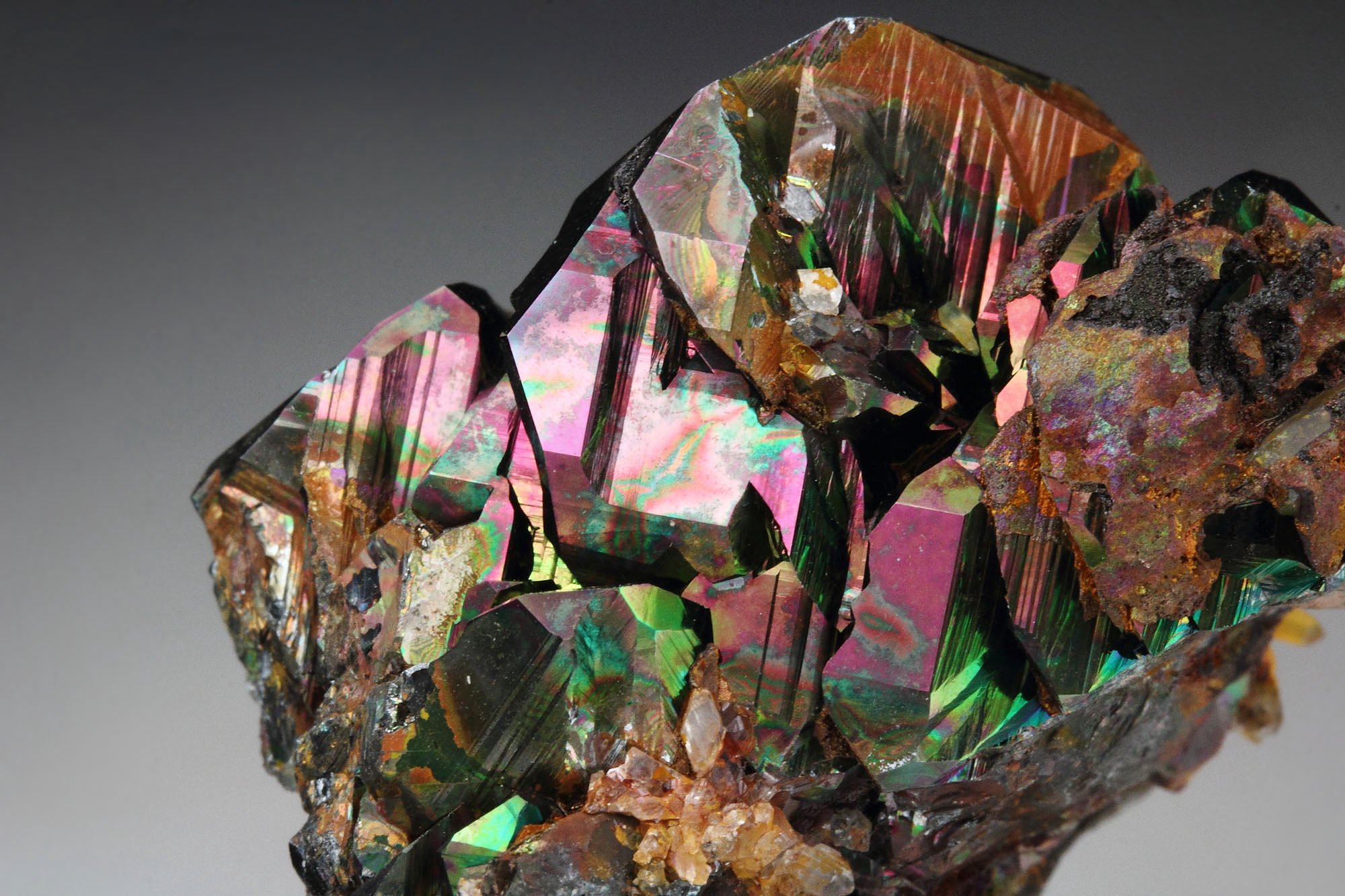 iridescent HEMATITE