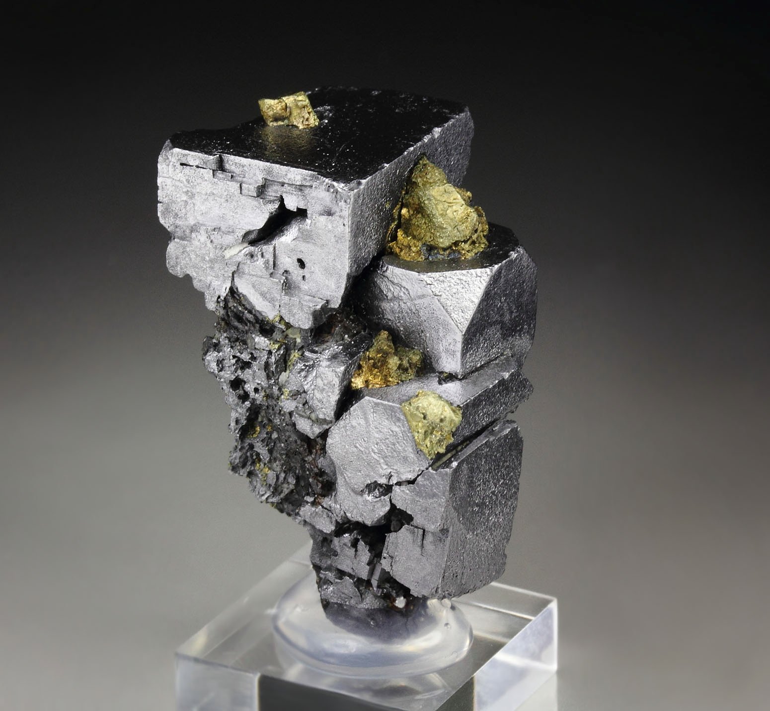 skeletal GALENA, CHALCOPYRITE