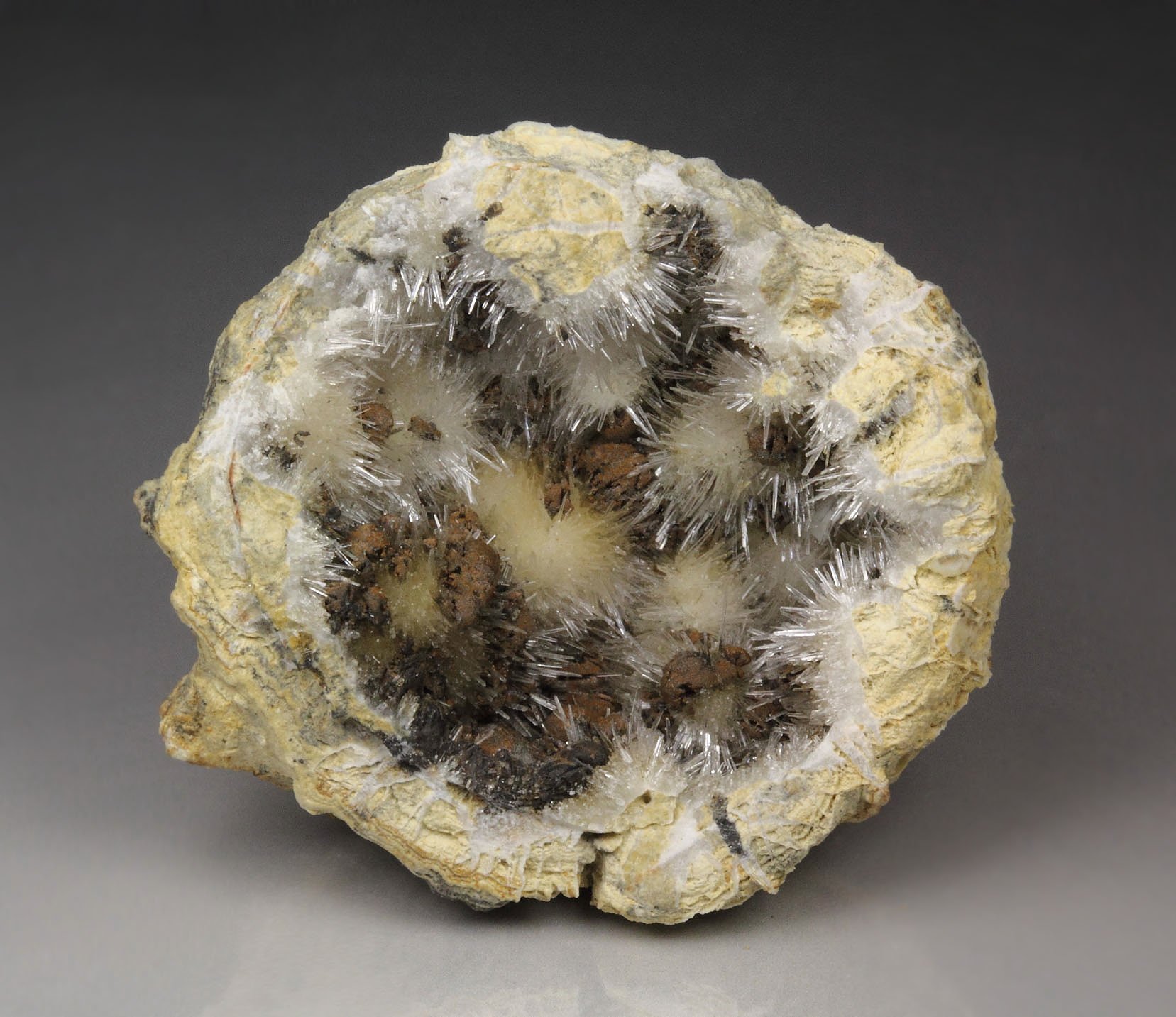 KUTNOHORITE, ARAGONITE