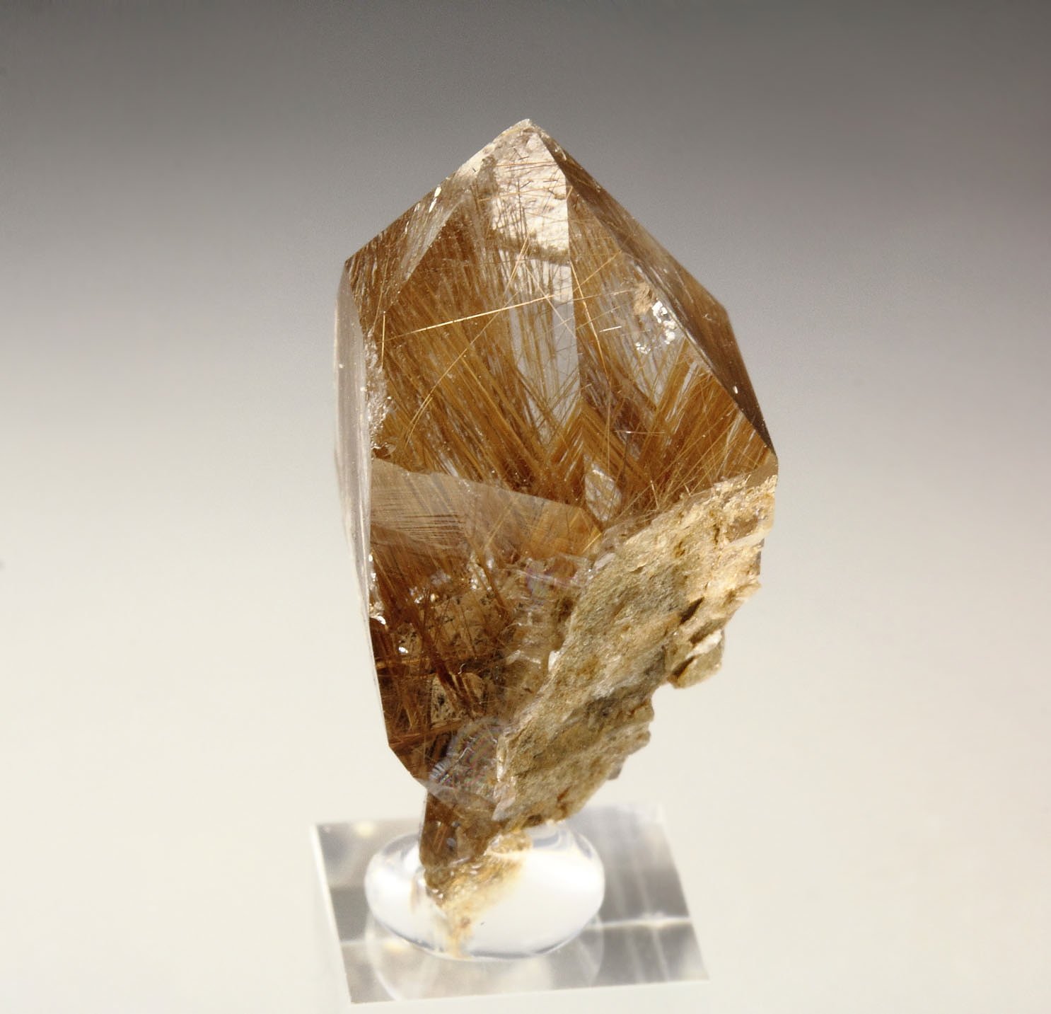 QUARTZ with RUTILE inclusions