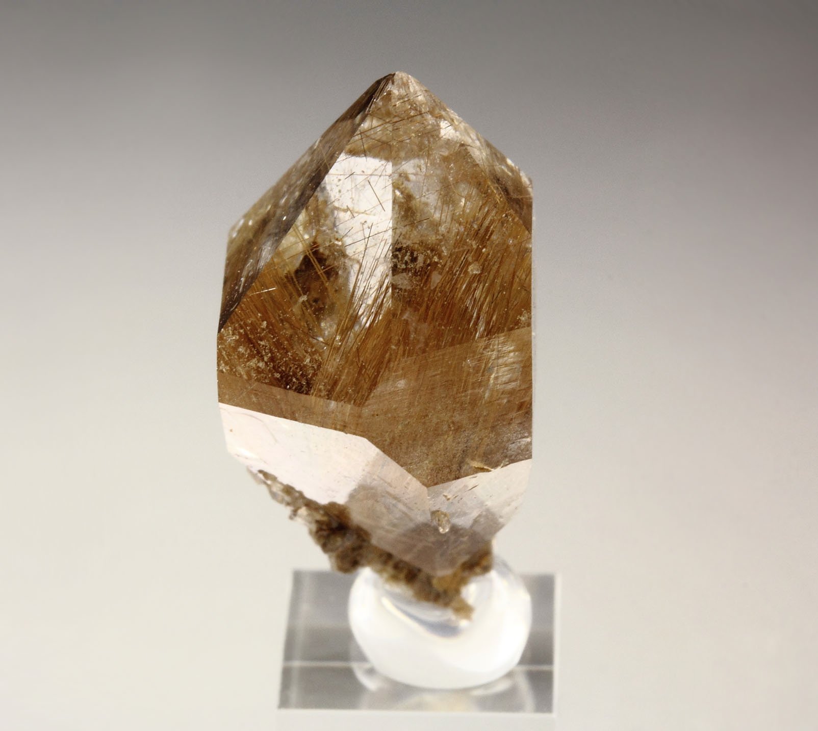 QUARTZ with RUTILE inclusions