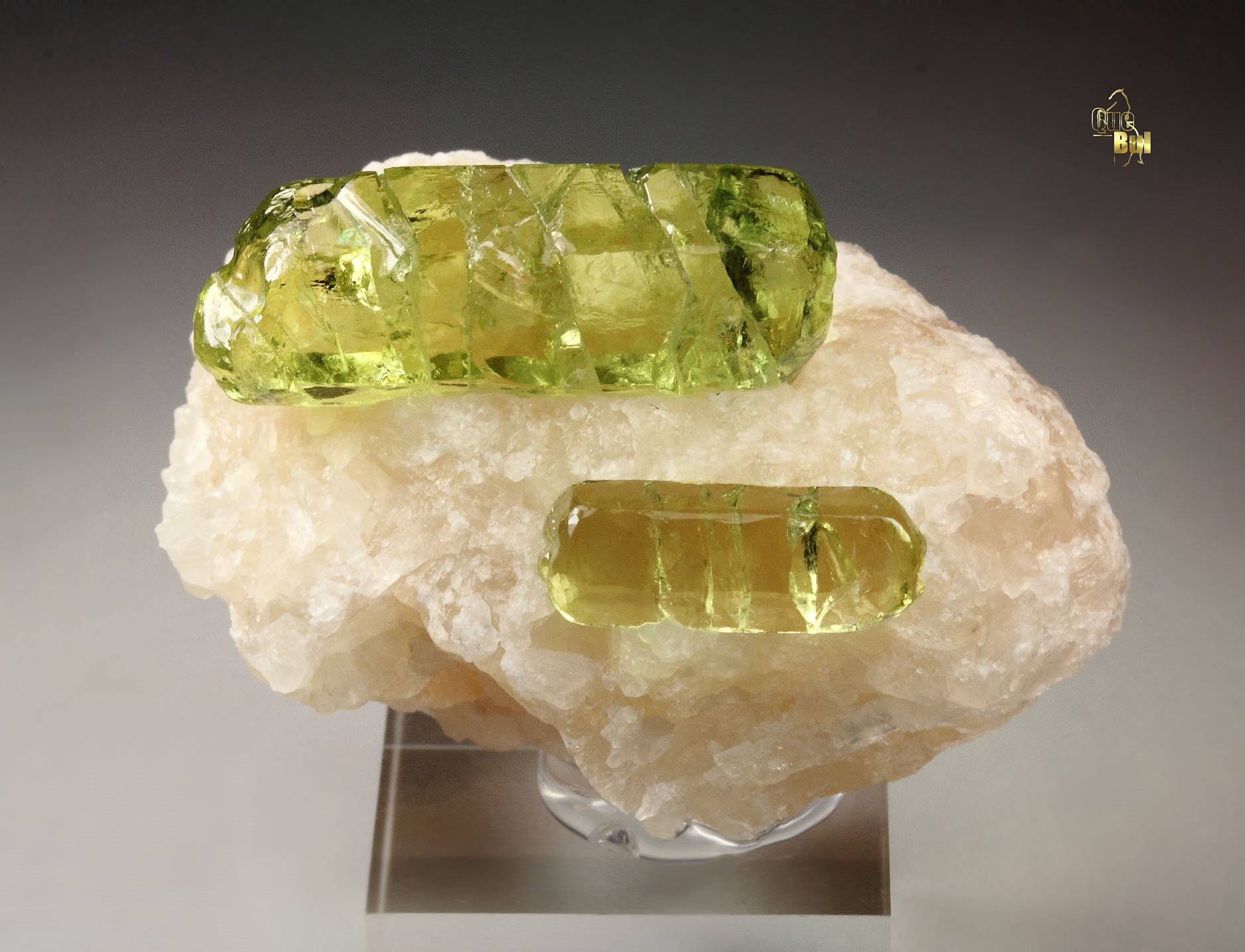 gem FLUORAPATITE bi-terminated