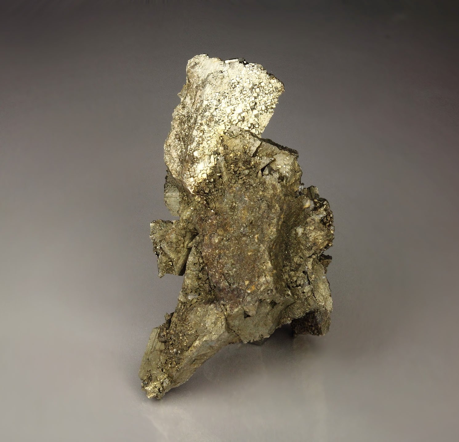 PYRITE pseudomorph after MARCASITE