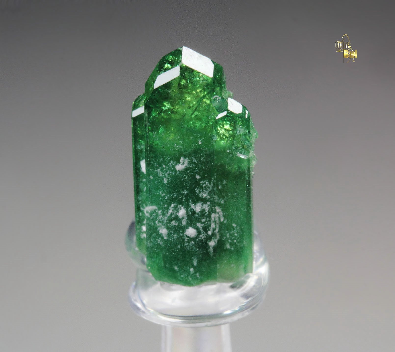 gemmy VESUVIANITE var. CHROMIAN