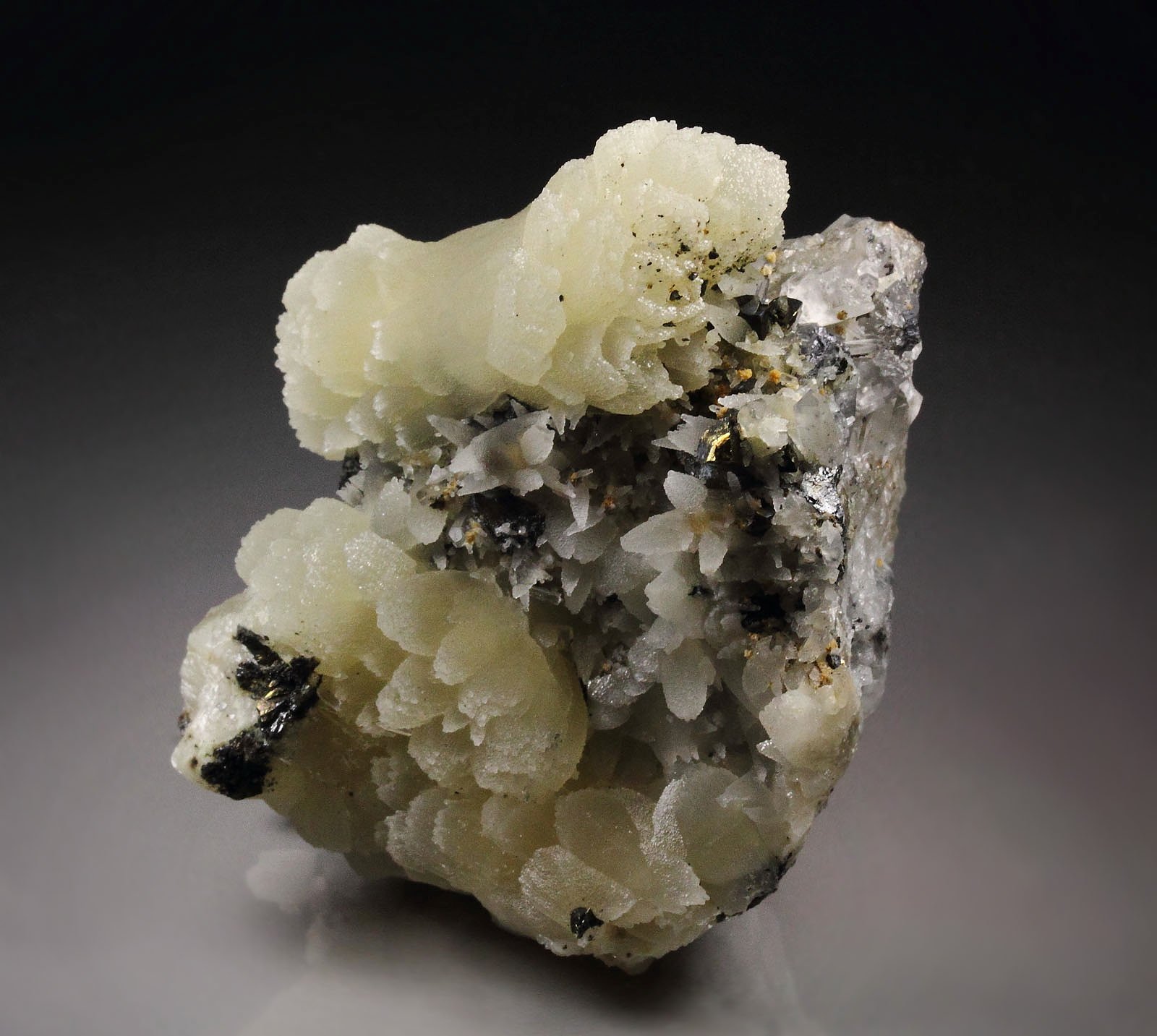 CALCITE, CHALCOPYRITE, SPHALERITE, QUARTZ