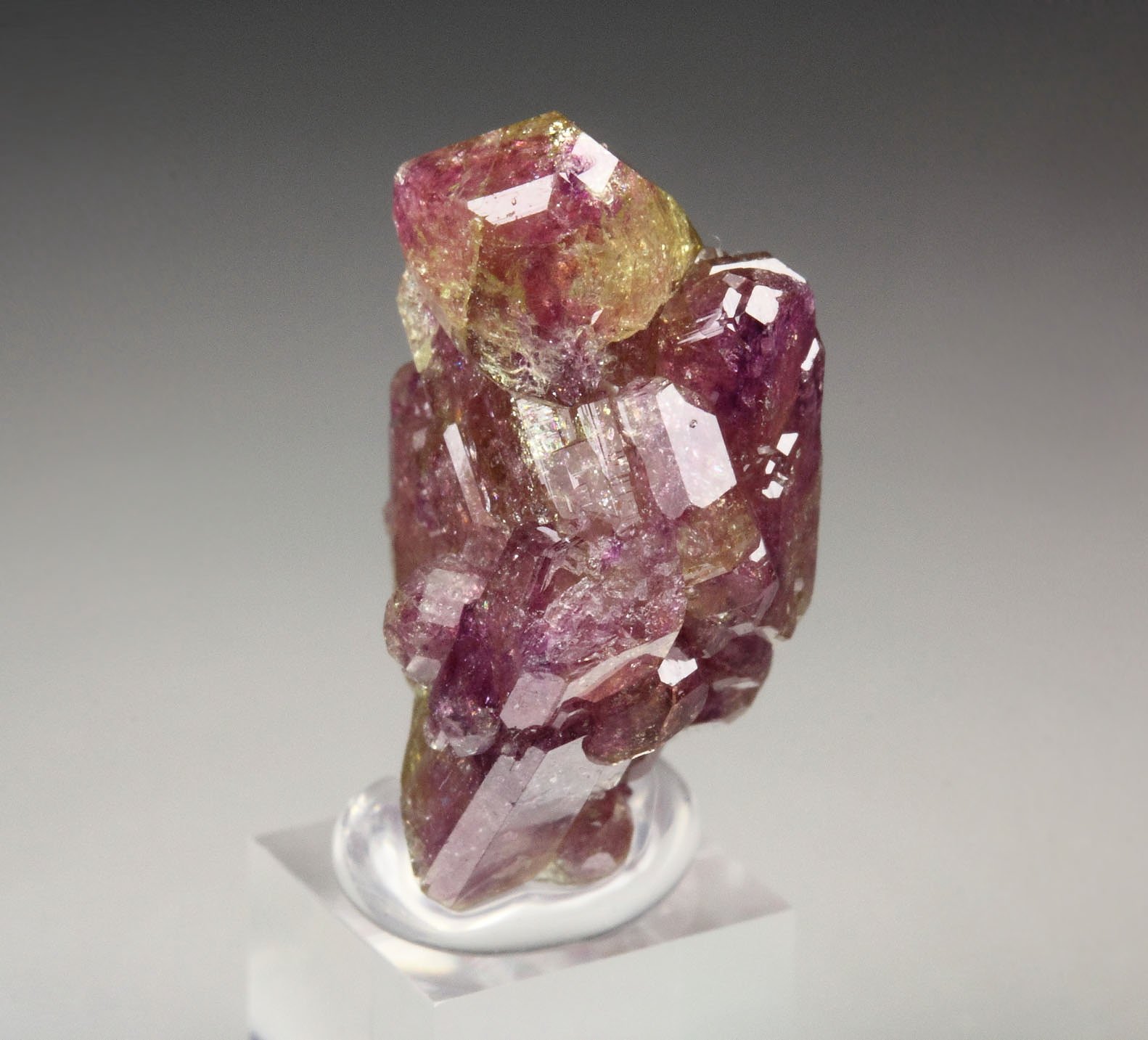 gem bi-terminated VESUVIANITE bi-color