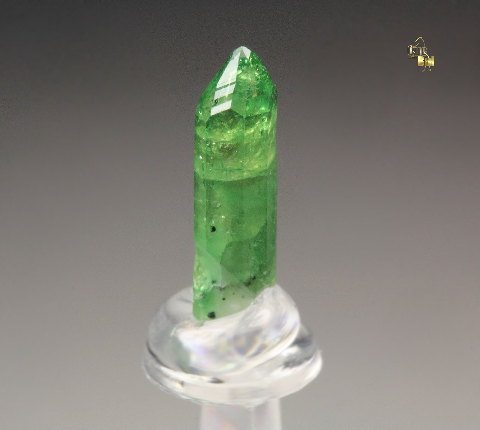 gemmy VESUVIANITE var. CHROMIAN