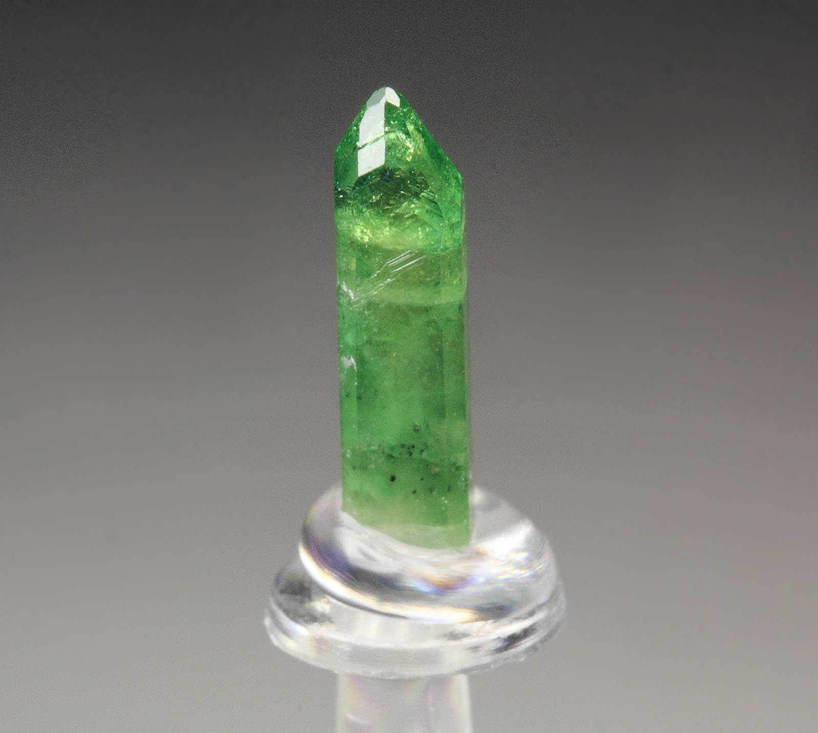 gemmy VESUVIANITE var. CHROMIAN