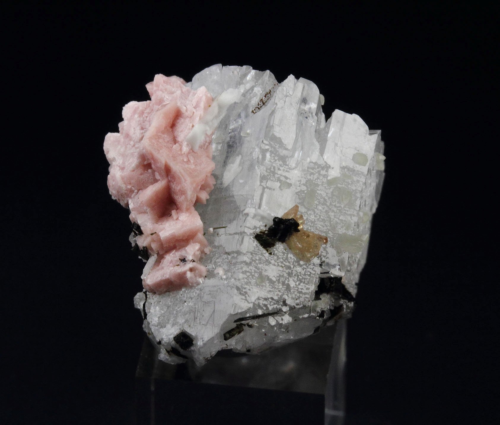 gem EPIDIDYMITE, RHODOCHROSITE, AEGIRINE 