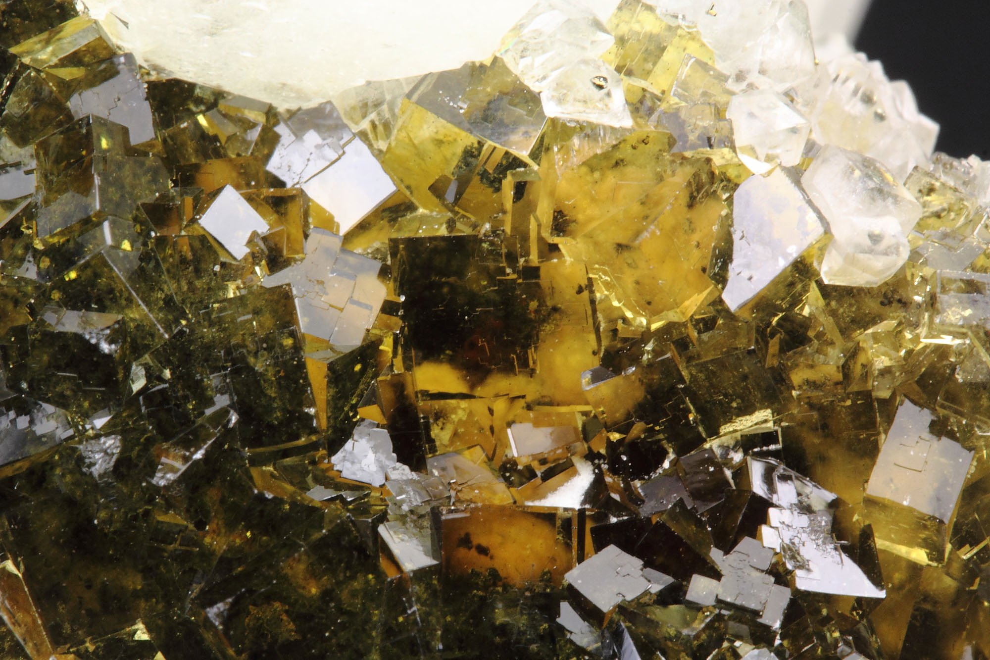 FLUORITE, CALCITE, PYRITE