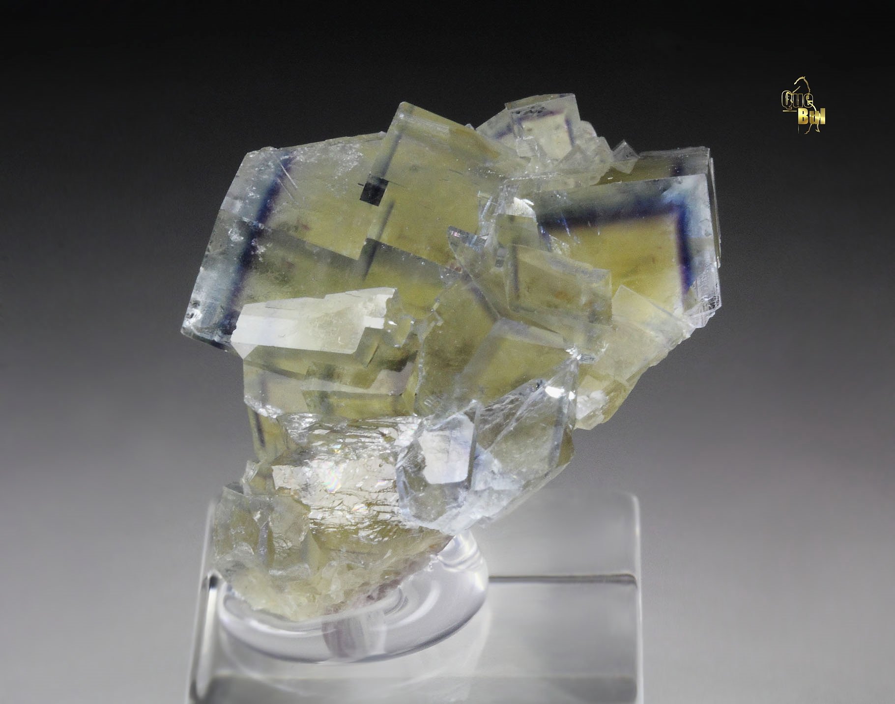 FLUORITE with PHANTOMS