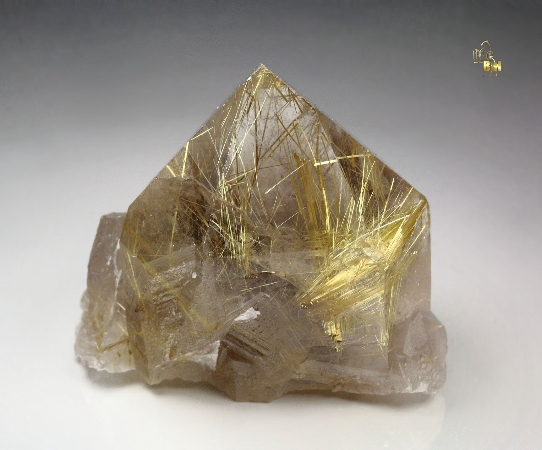 QUARTZ with RUTILE inclusions