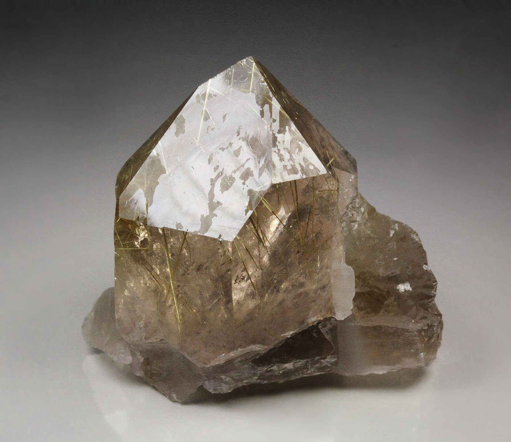 QUARTZ with RUTILE inclusions