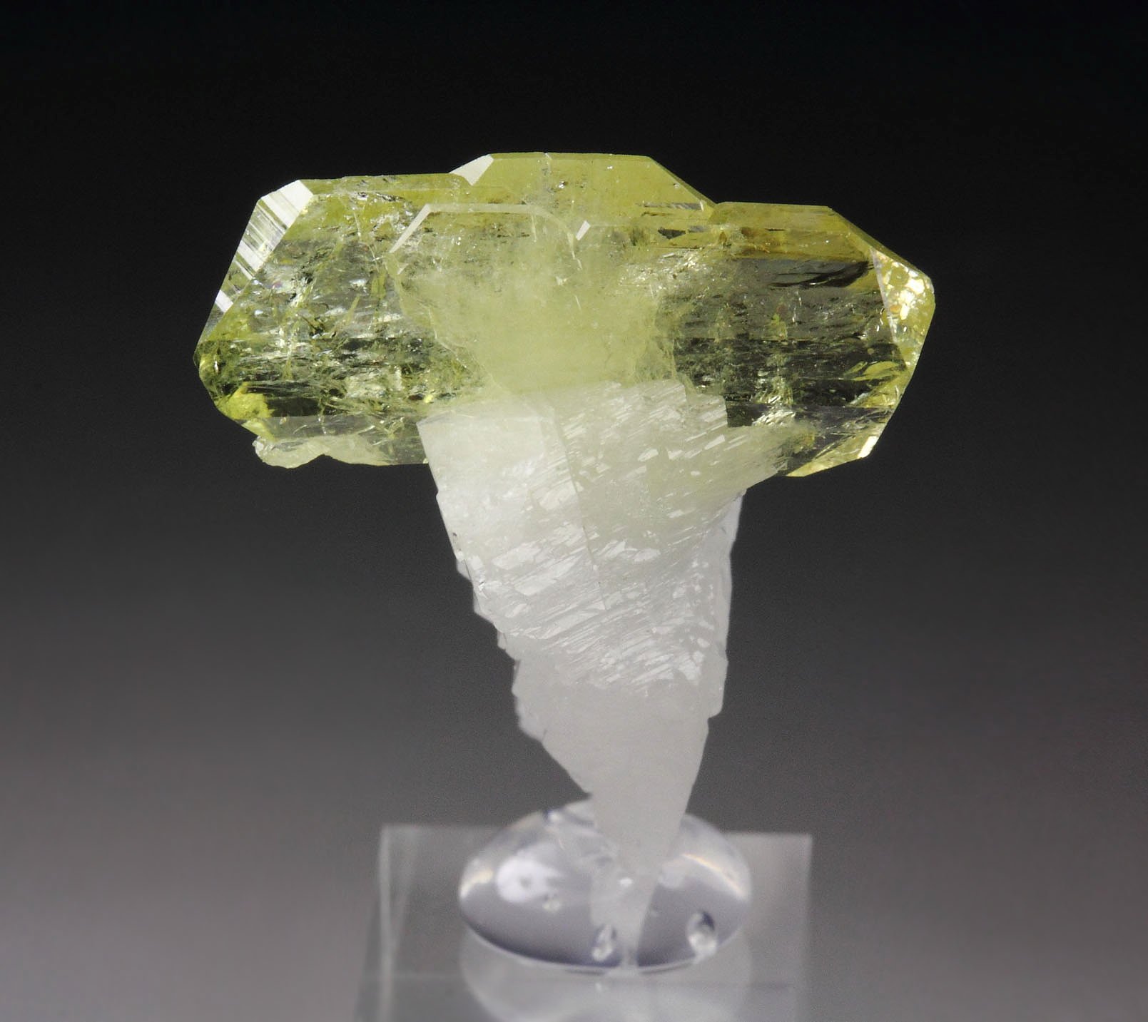 gem BRAZILIANITE, ALBITE