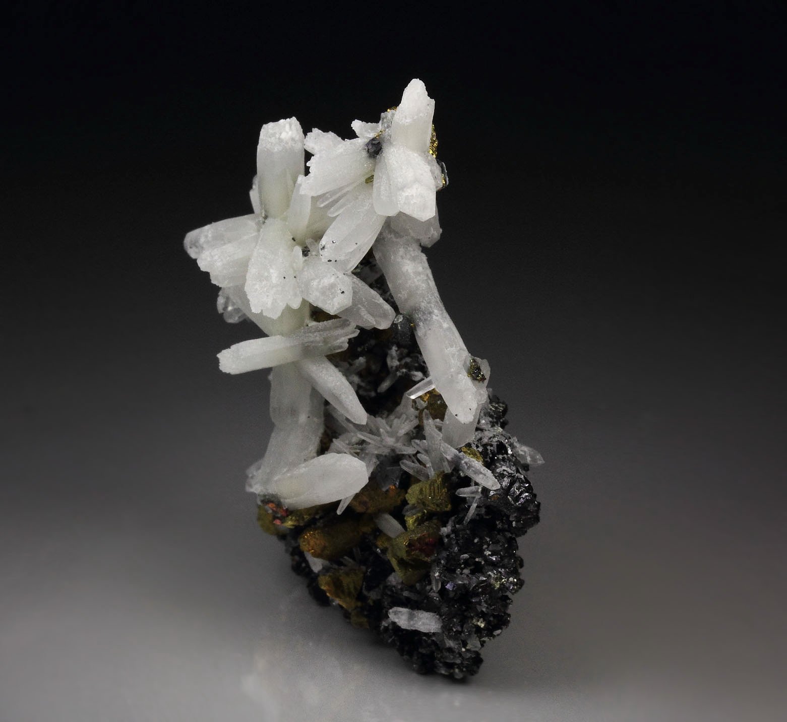 QUARTZ, CHALCOPYRITE, SPHALERITE 