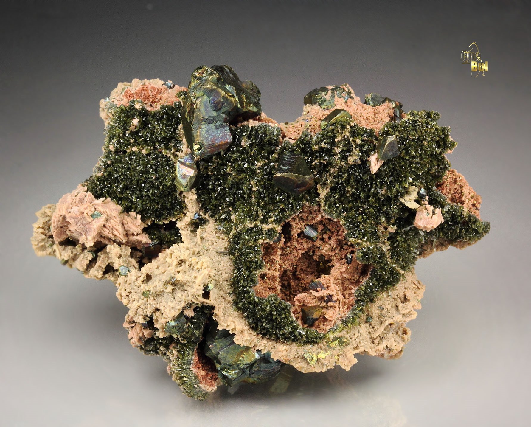 CHALCOPYRITE, EPIDOTE