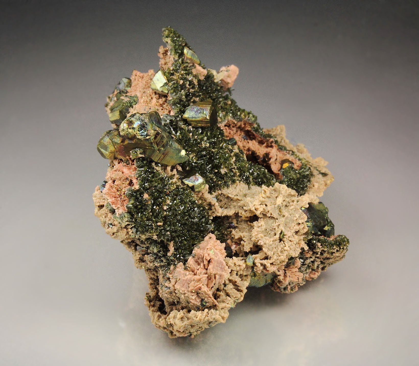 CHALCOPYRITE, EPIDOTE