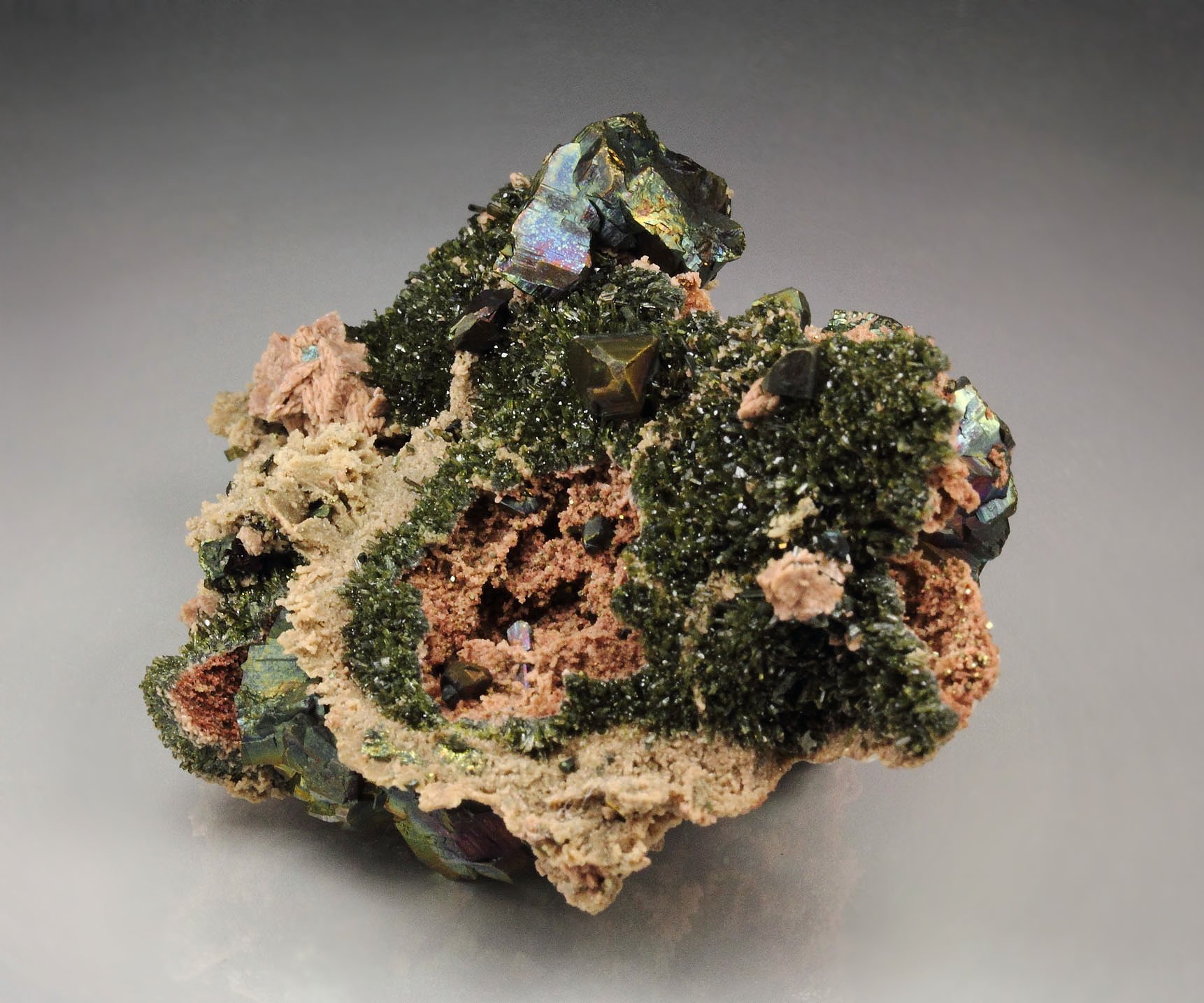 CHALCOPYRITE, EPIDOTE