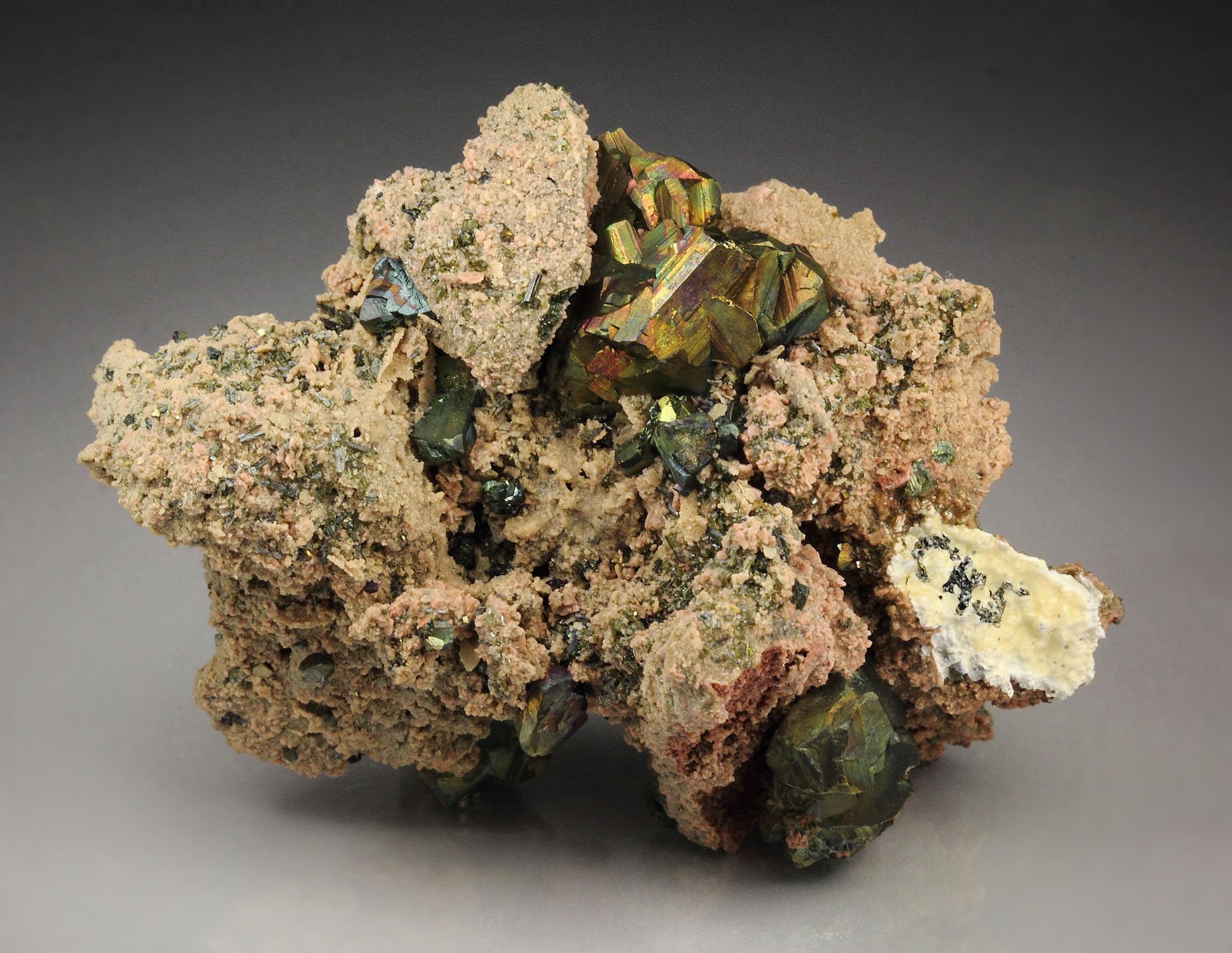 CHALCOPYRITE, EPIDOTE